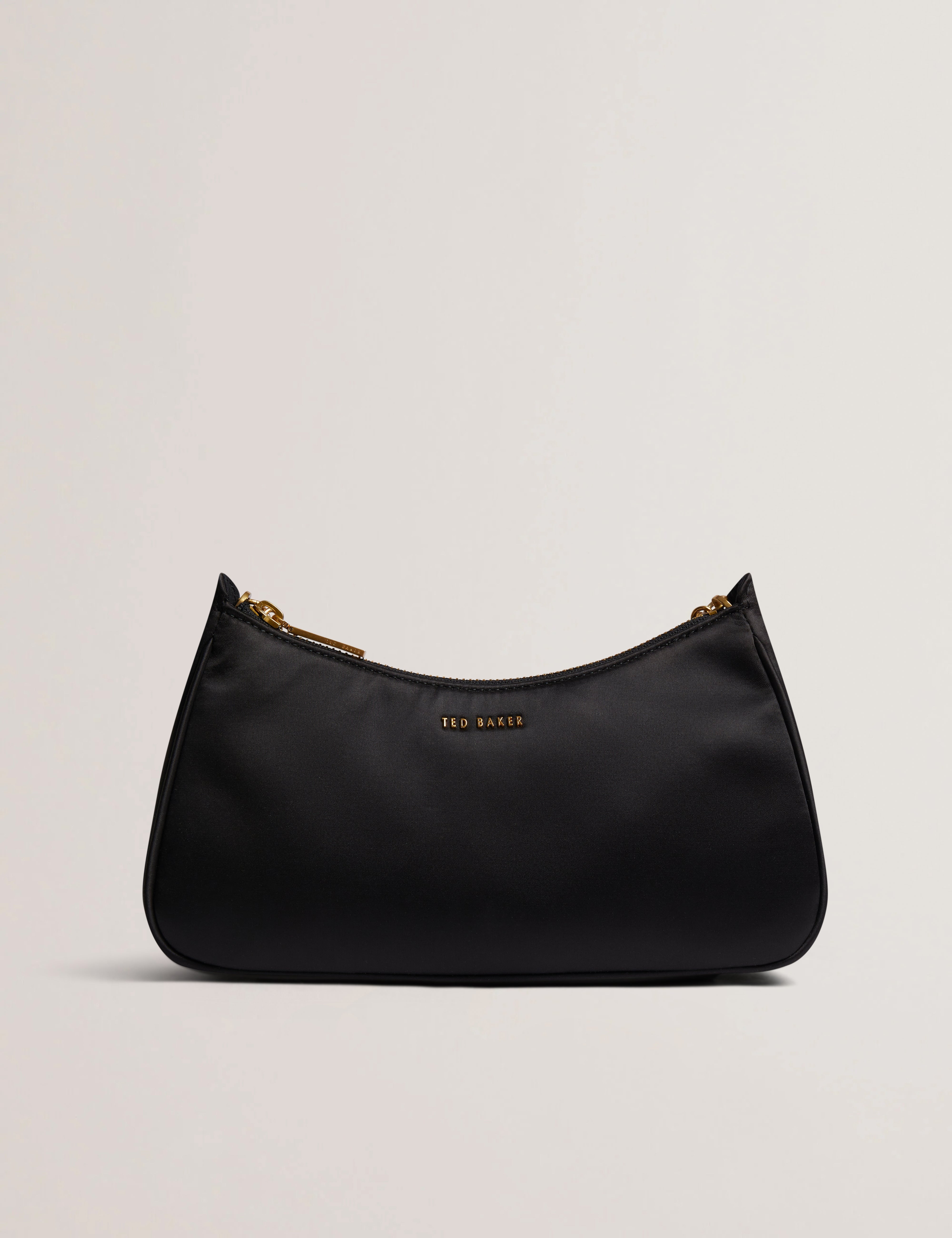 Buy Agnise Chain Detail Satin Shoulder Bag Black for Women at Ted