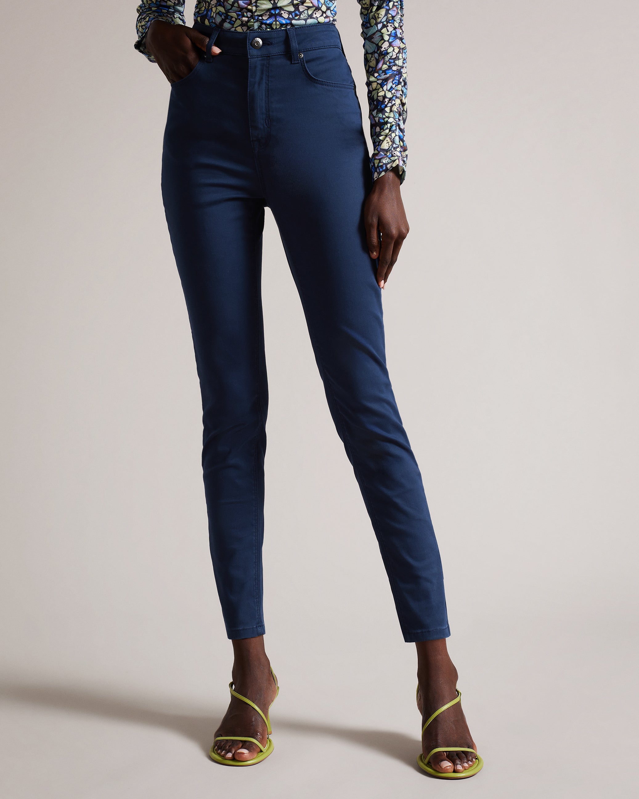 Buy Sophaa Skinny Fit Sateen Jeans Dk-Blue Ted Baker KSA