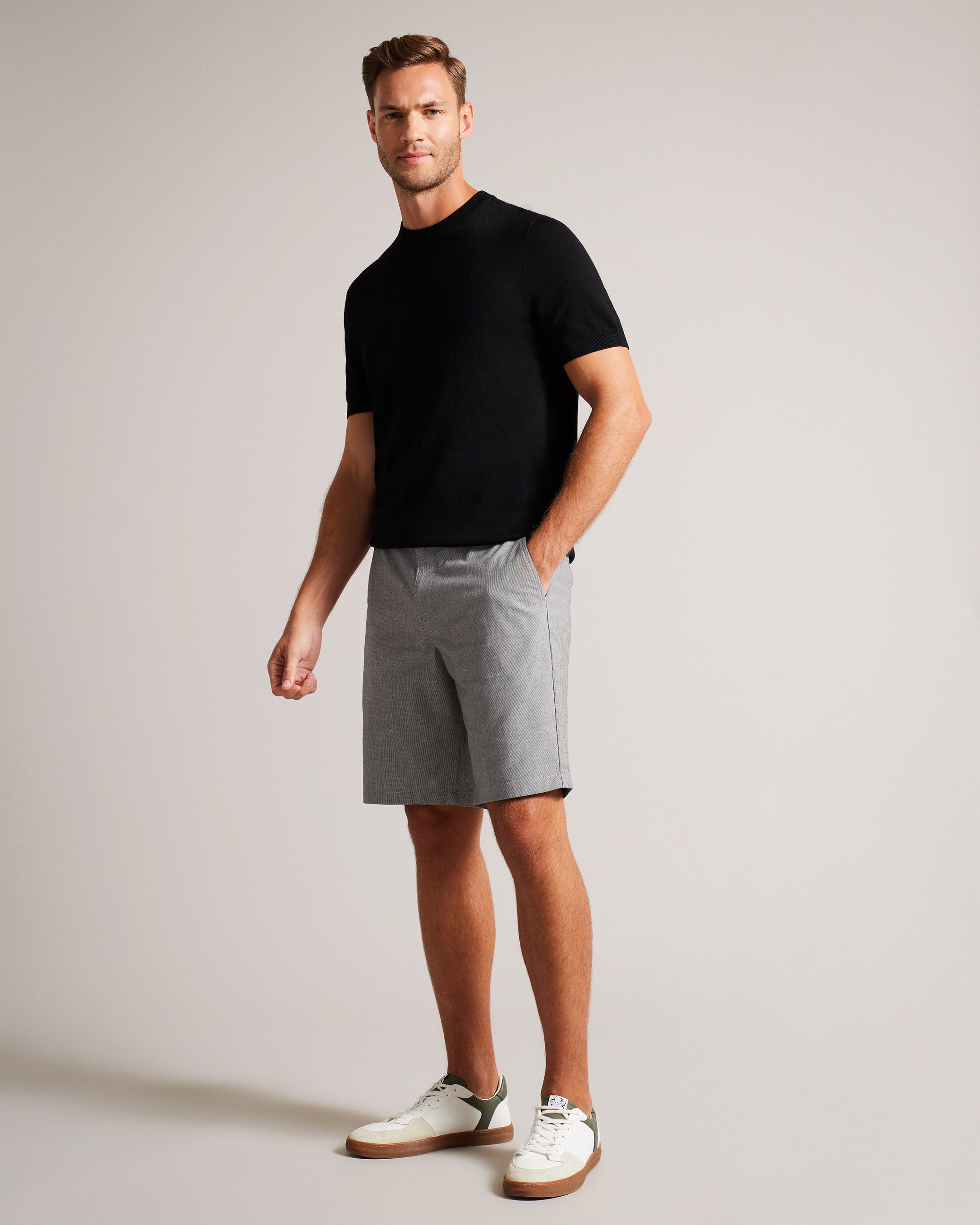 Regular Fit Cotton Shorts
