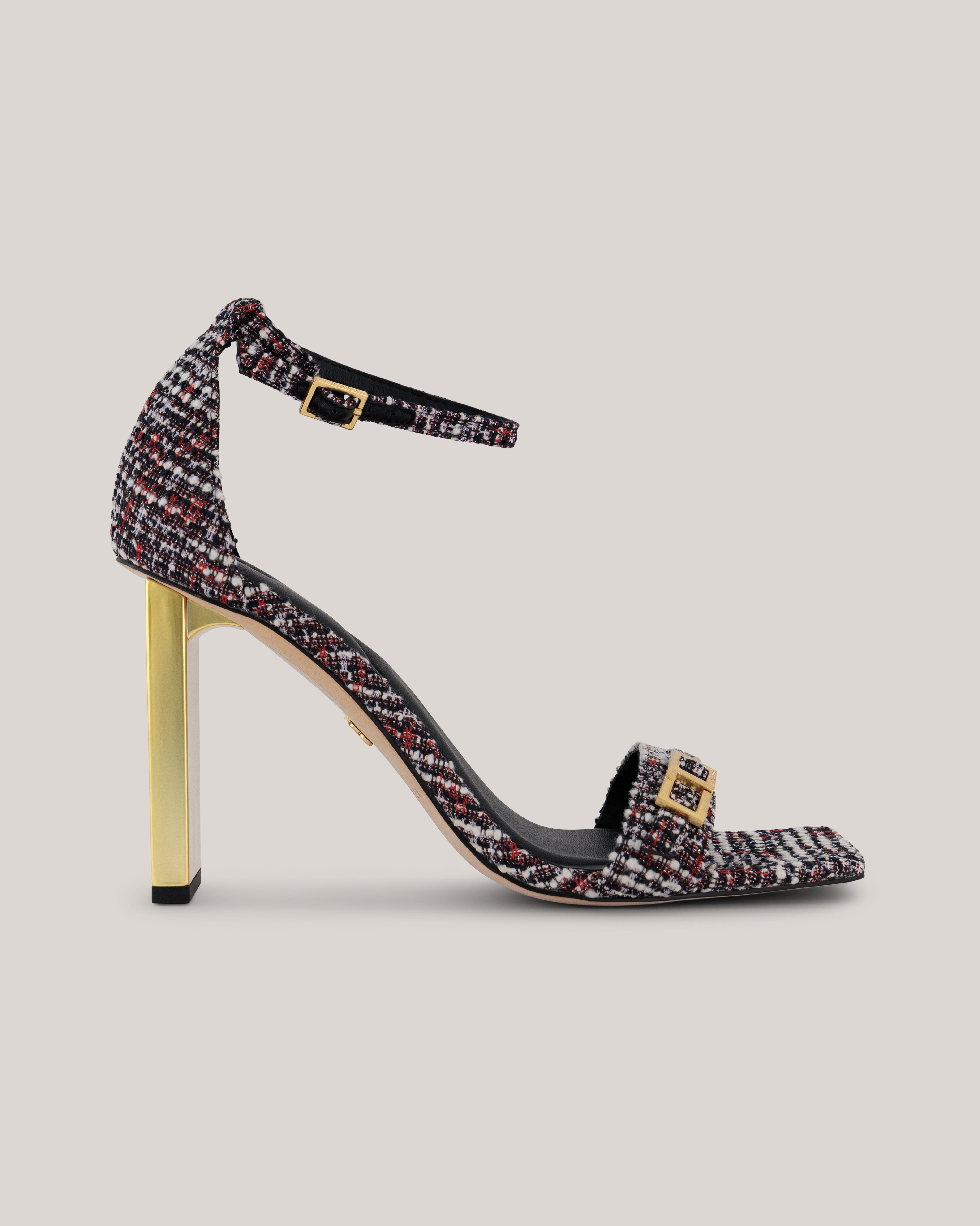 Vidatb T-Buckle Heeled Sandal Multicol