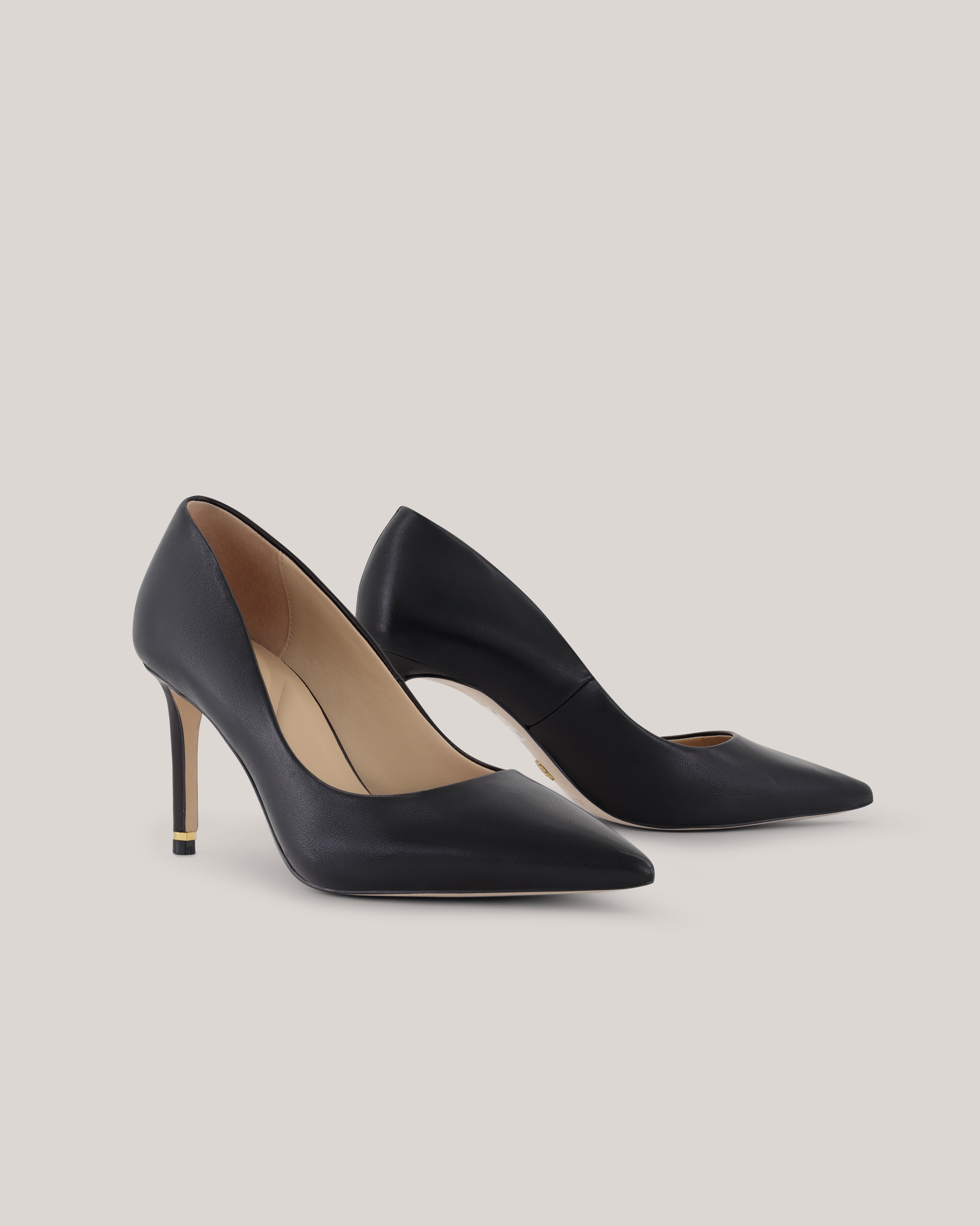 Chrltte Heeled Shoe With Heel Hardwa Black