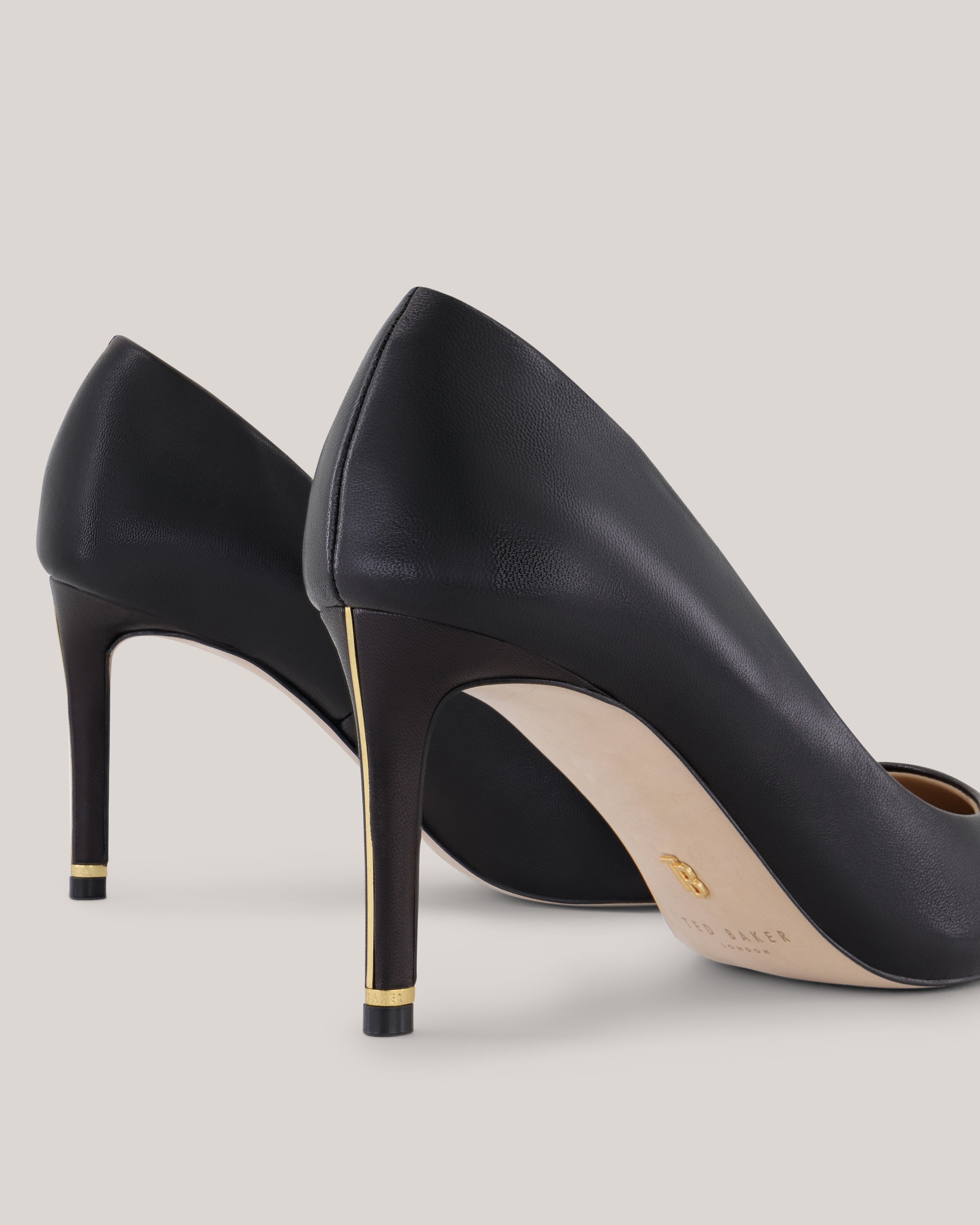 Chrltte Heeled Shoe With Heel Hardwa Black