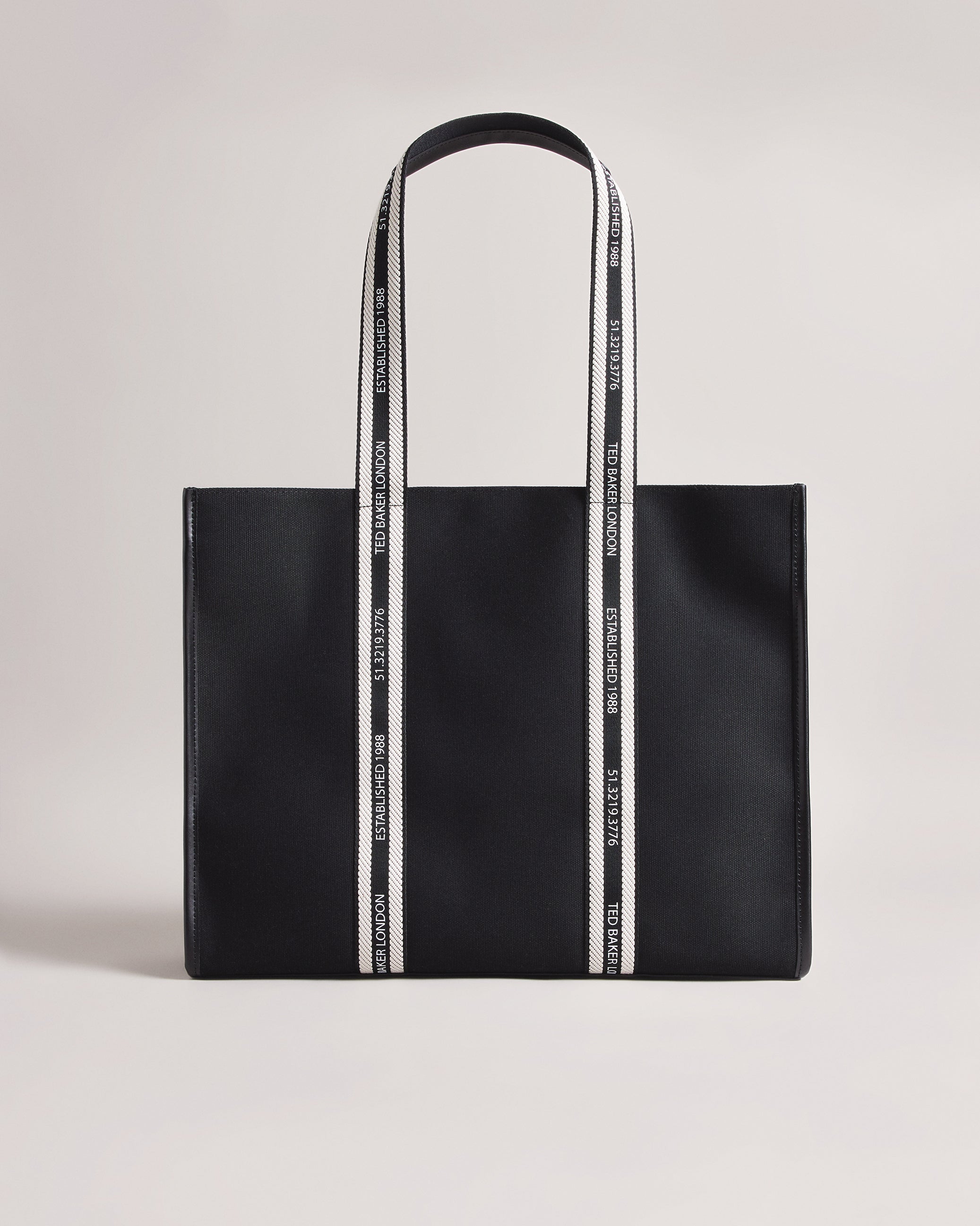 Georjey Branded Webbing Canvas Tote