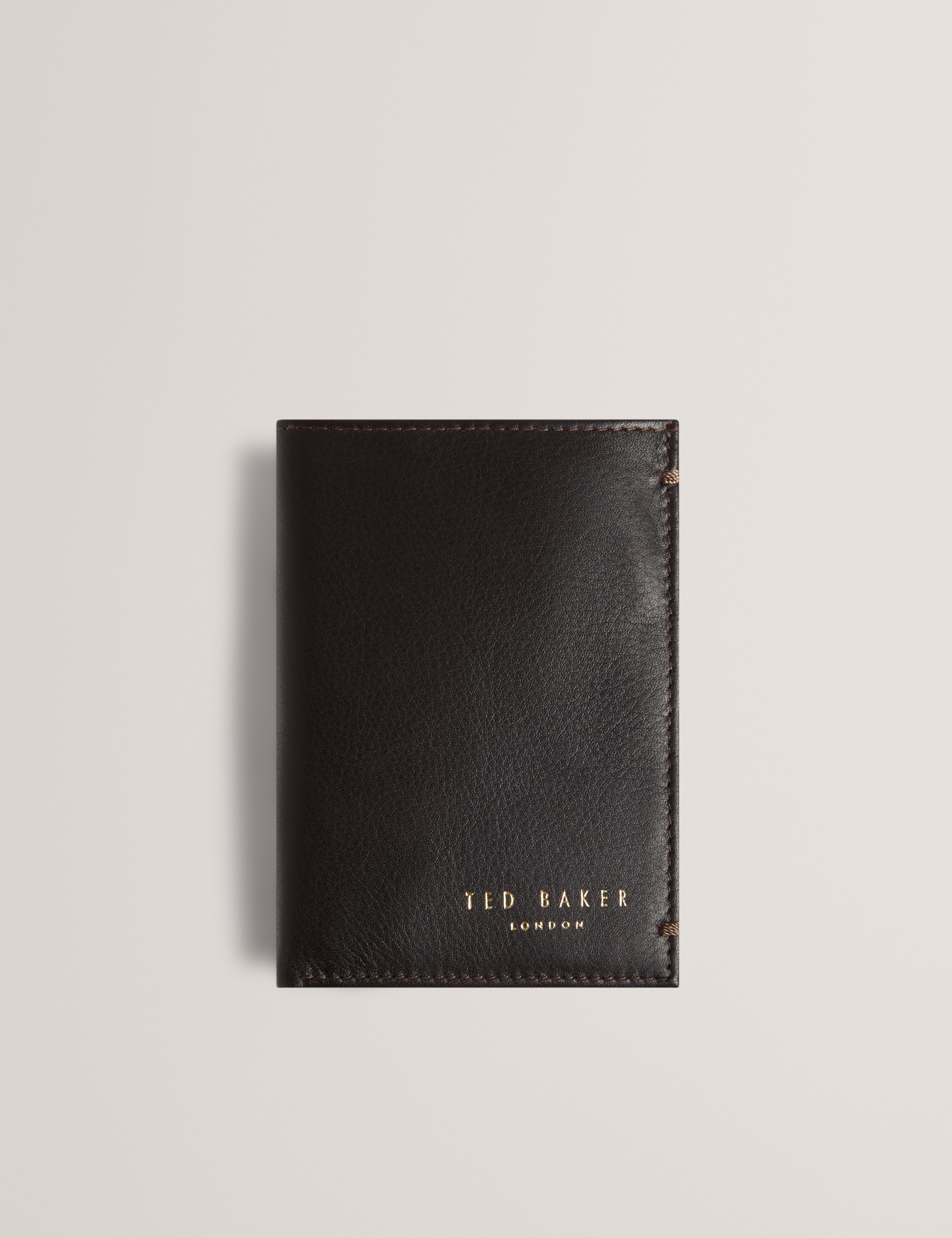 Zackory Leather Cardholder Brn-Choc