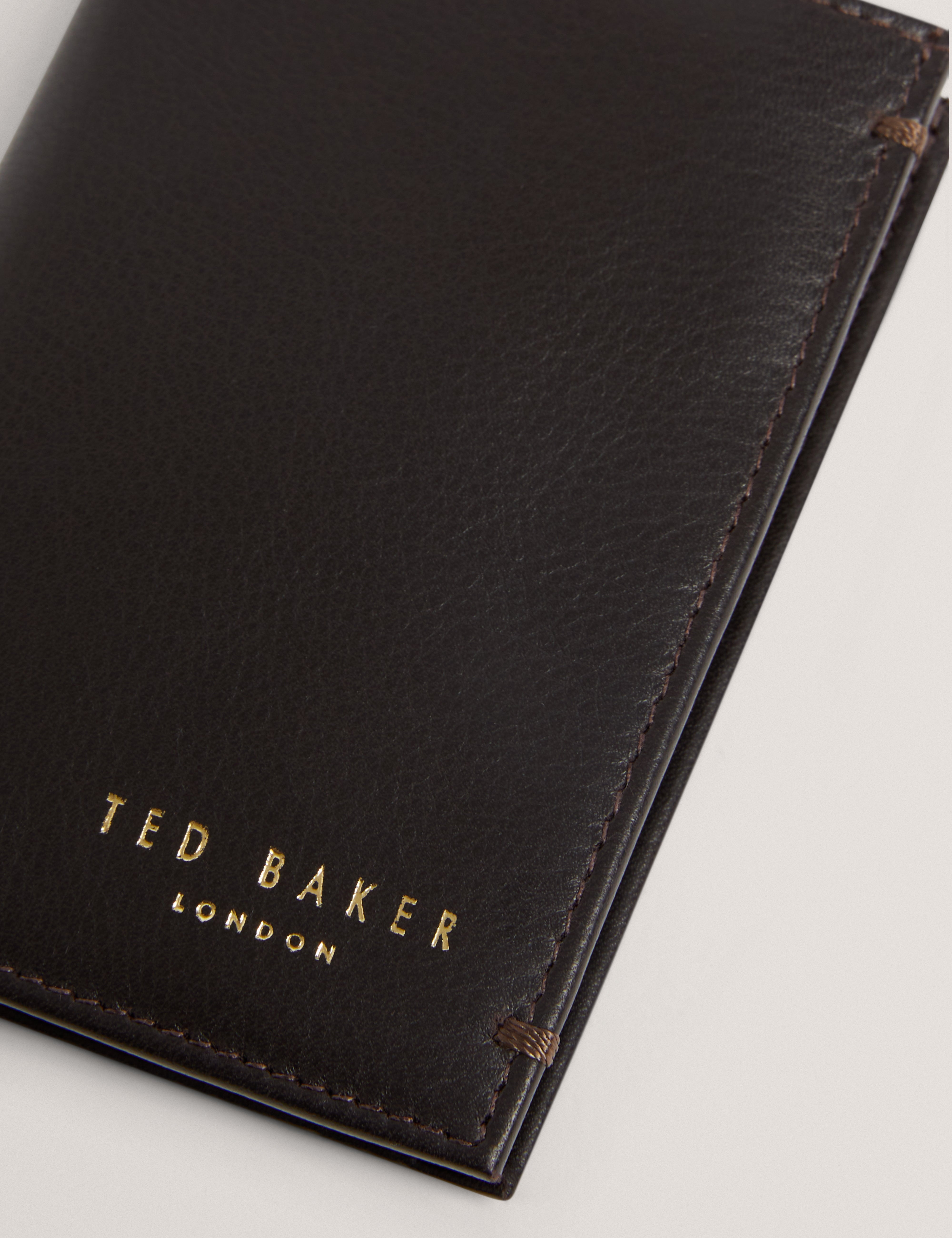 Zackory Leather Cardholder Brn-Choc