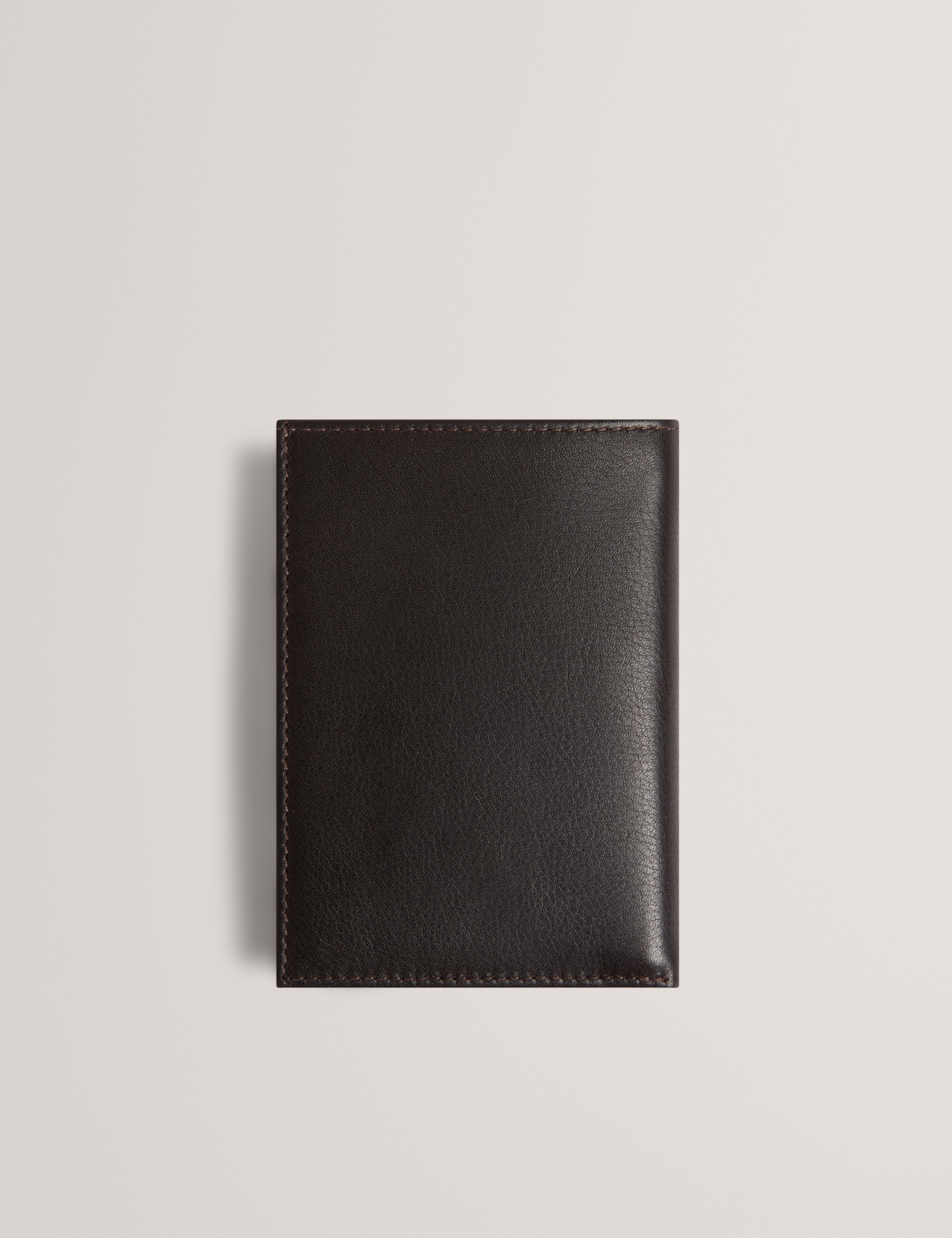 Zackory Leather Cardholder Brn-Choc