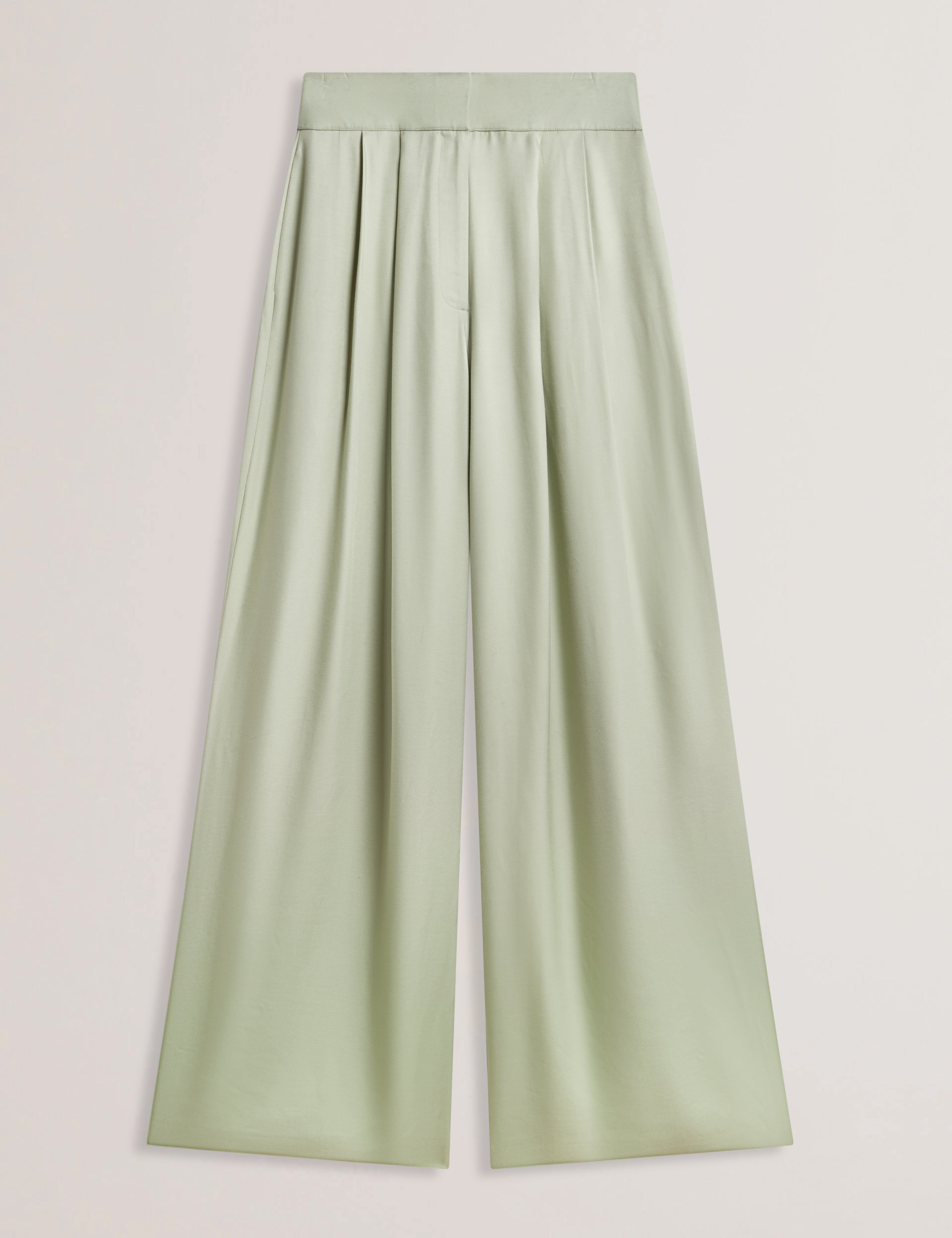 Krissi Wide Leg Trouser Lt-Green