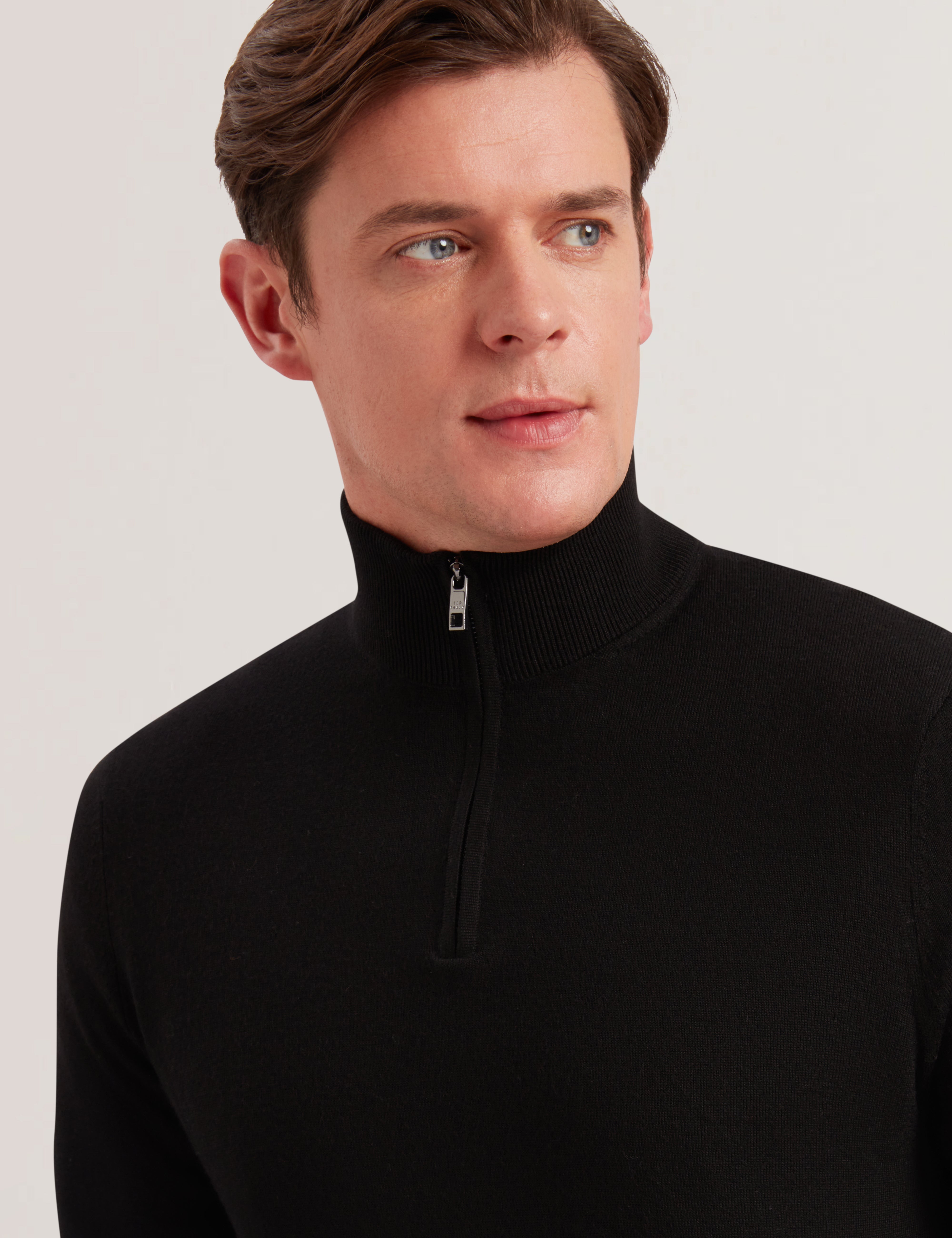 Limehas Ls Merino Core Half Zip Black