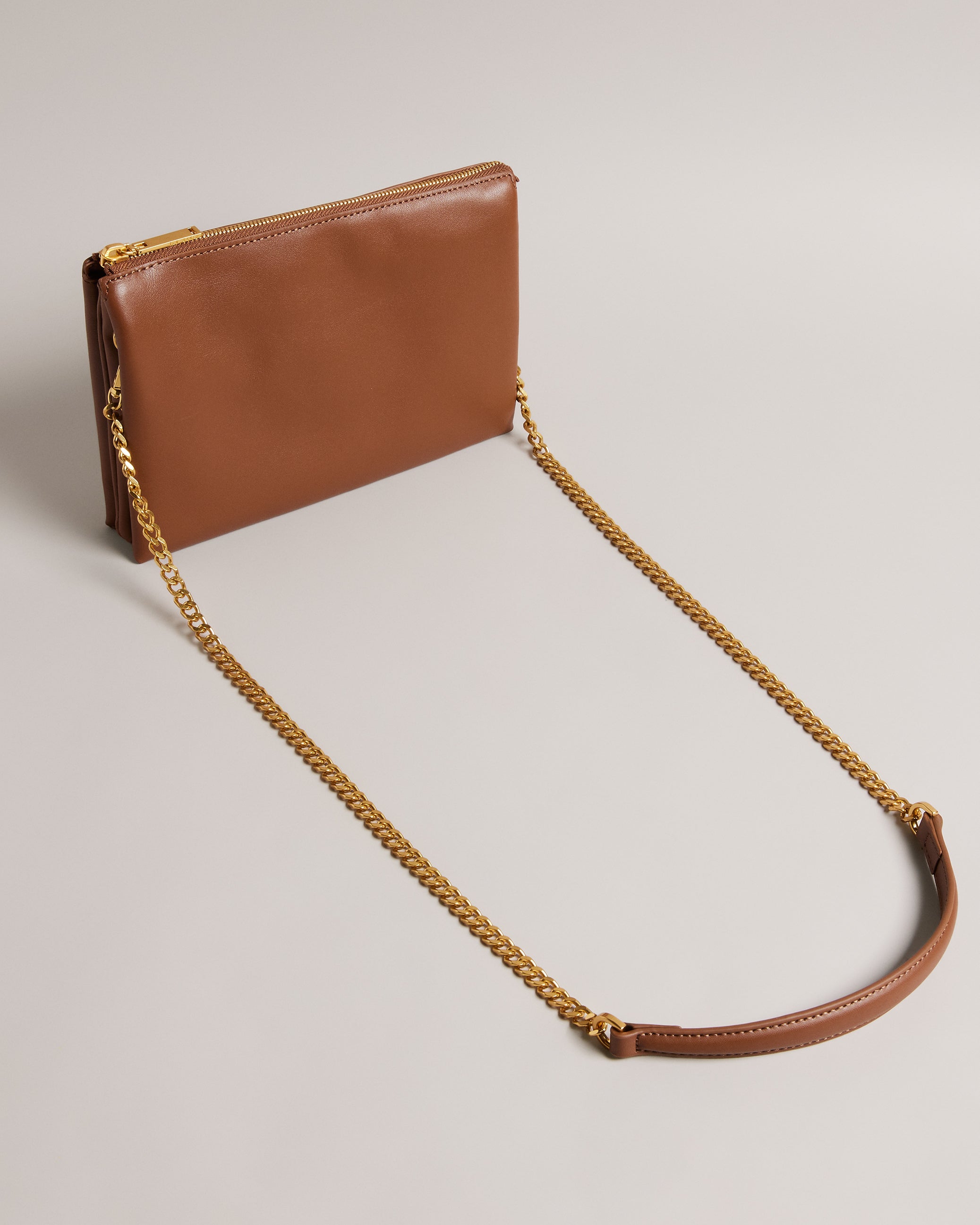 Esille Webbing Crossbody Bag Brown