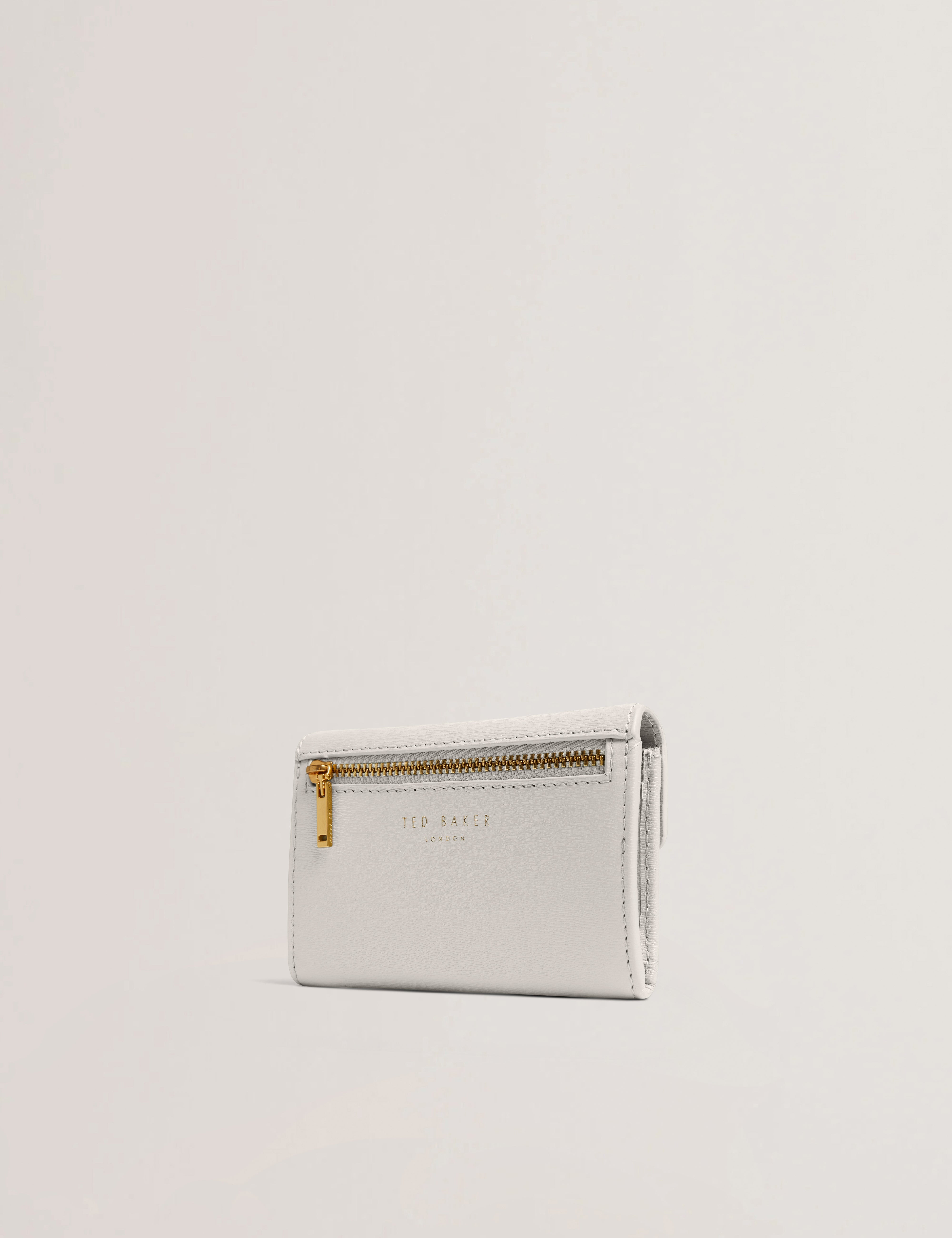 Anilisa Tb Detail Small Leather Purse Ecru