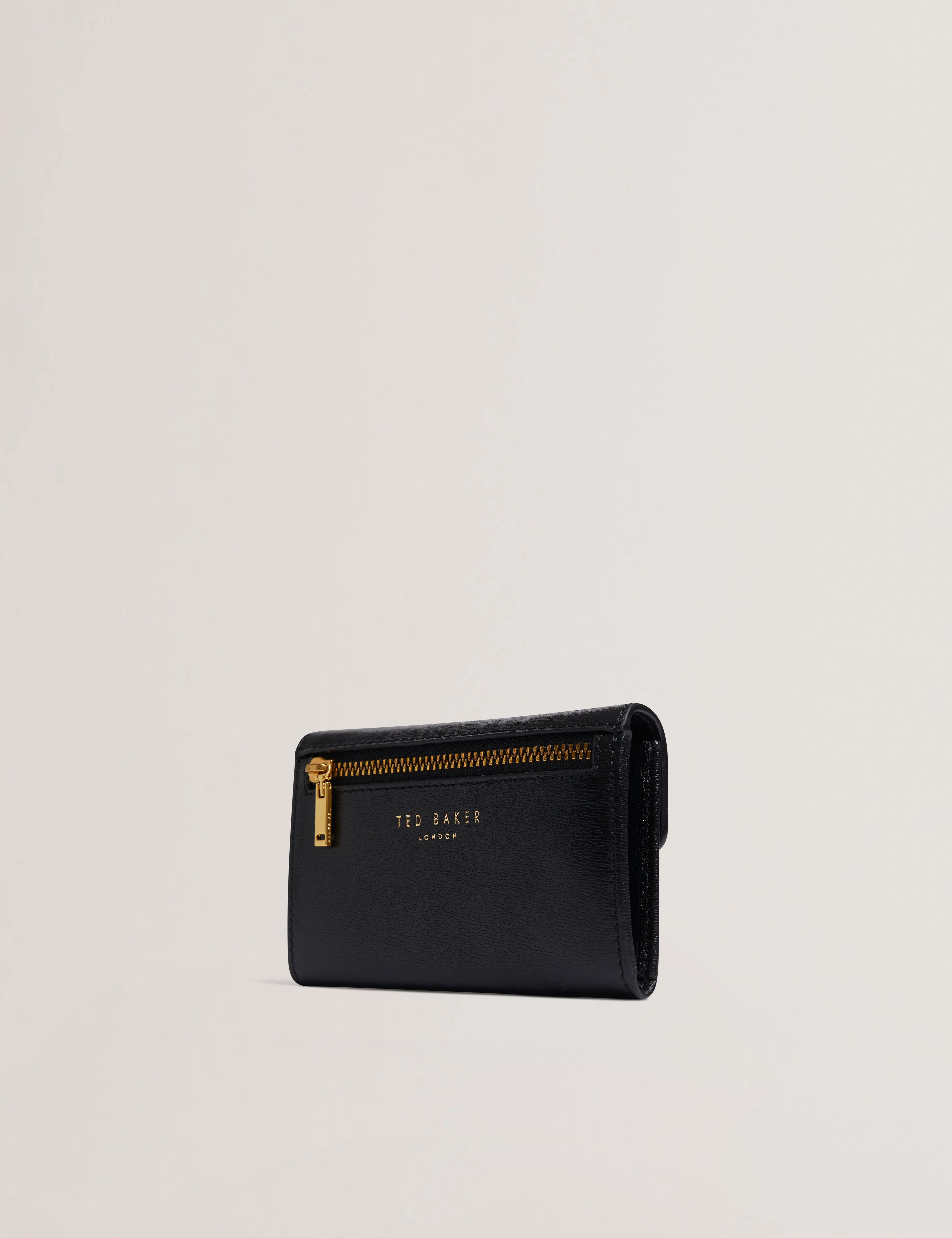 Anilisa Tb Detail Small Leather Purse Black