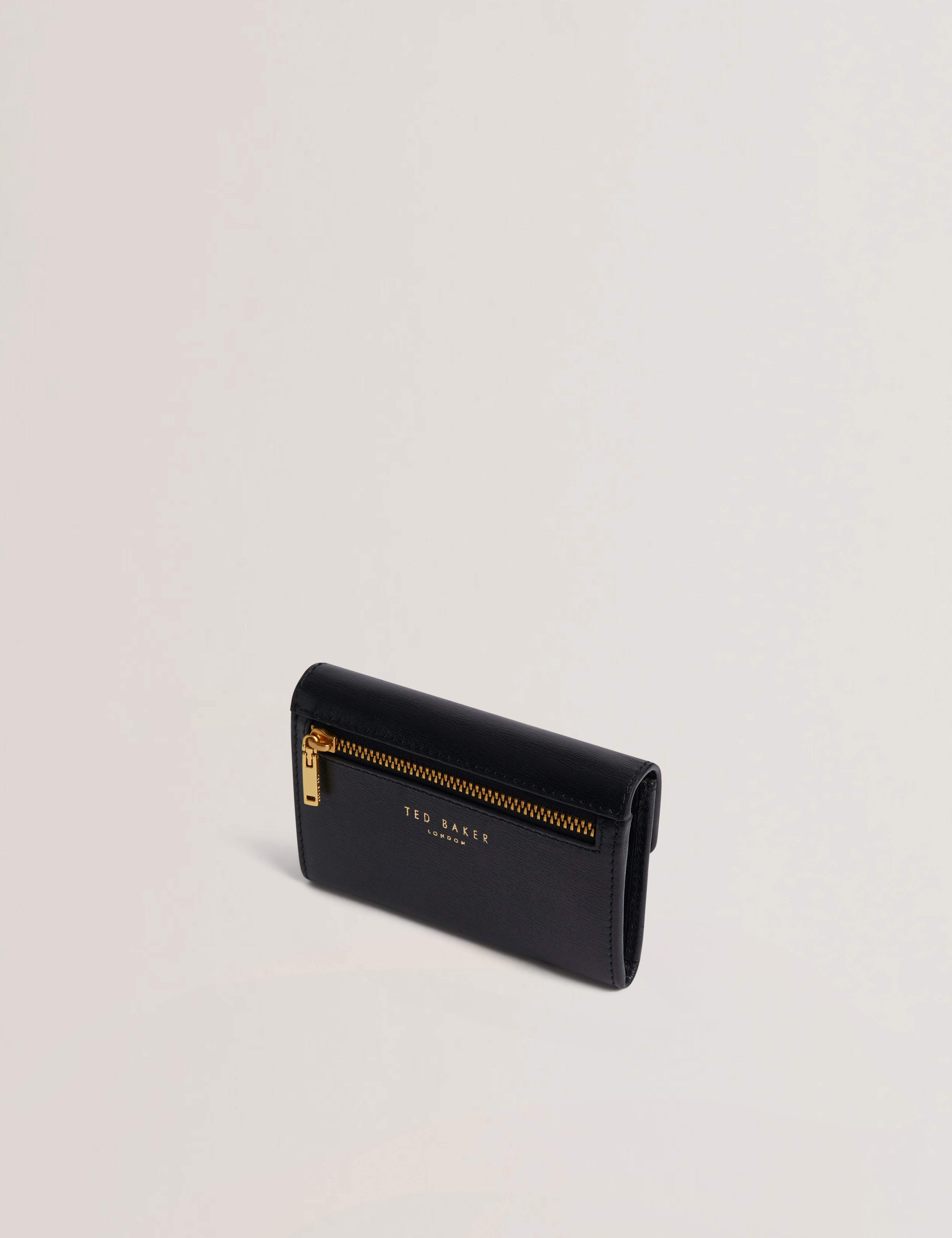 Anilisa Tb Detail Small Leather Purse Black