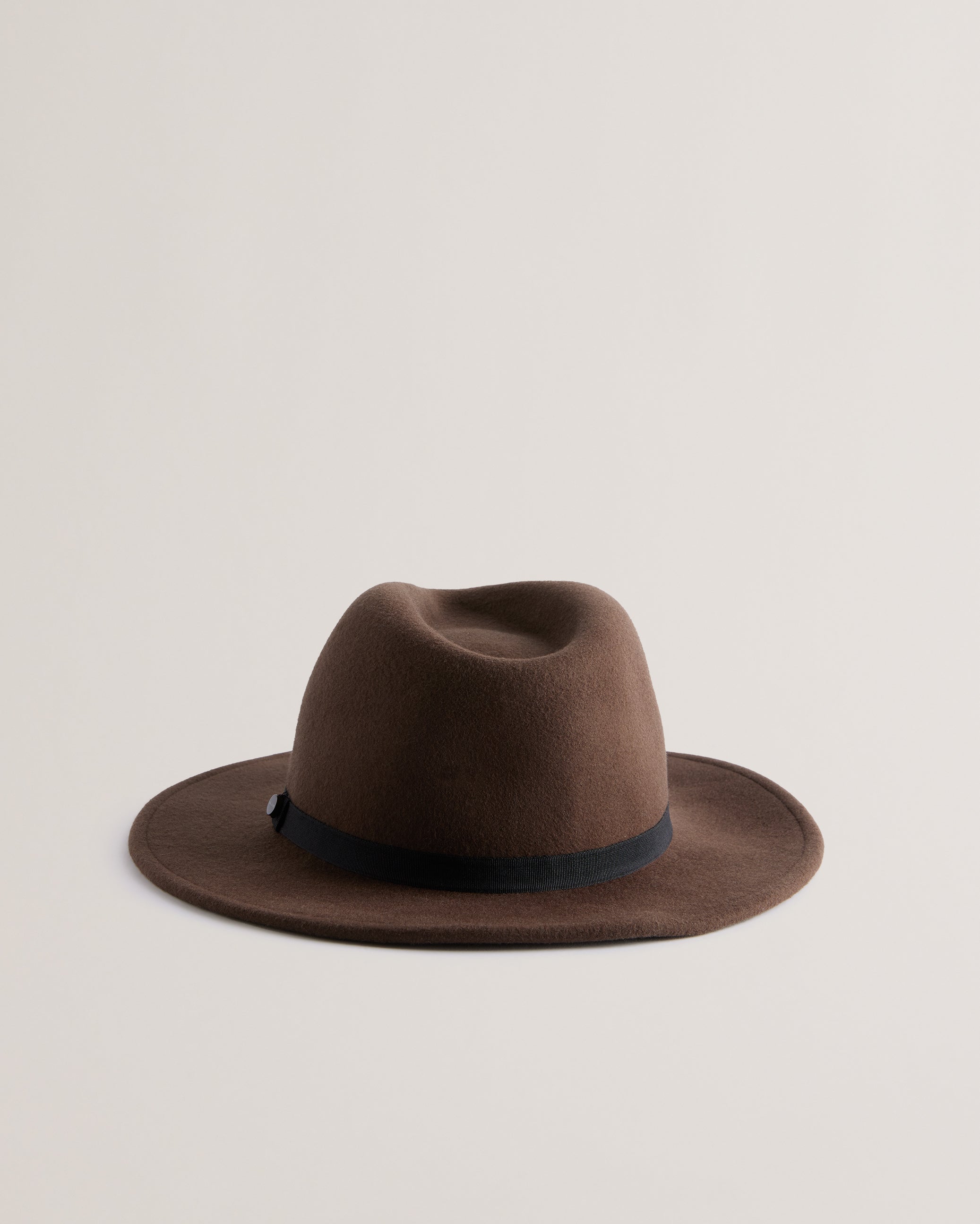 Corbby Felt Trilby Hat Brown