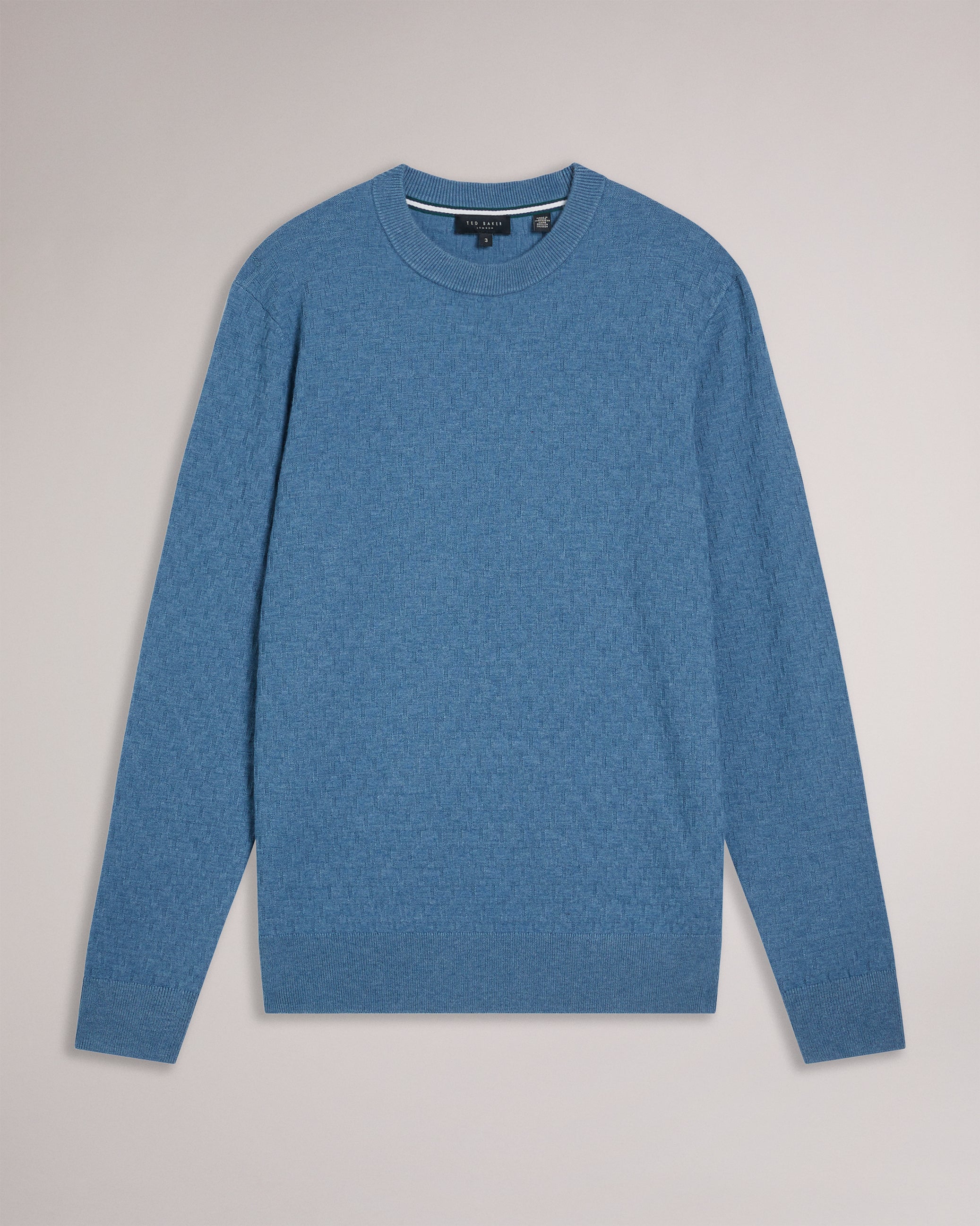 Loung Long Sleeve T Knit Jumper Blue