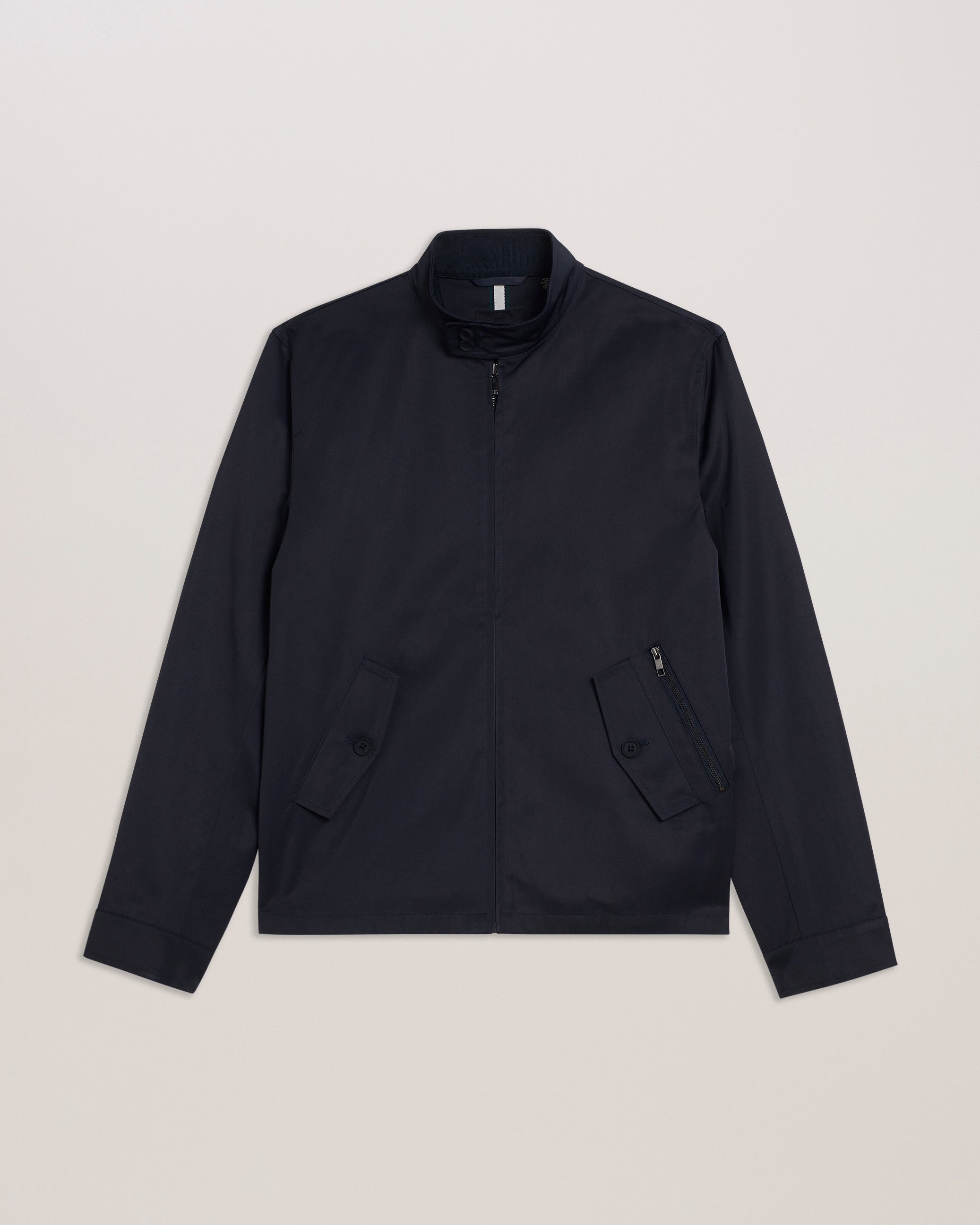 Lehurst Funnel Neck Harrington Jacket Navy