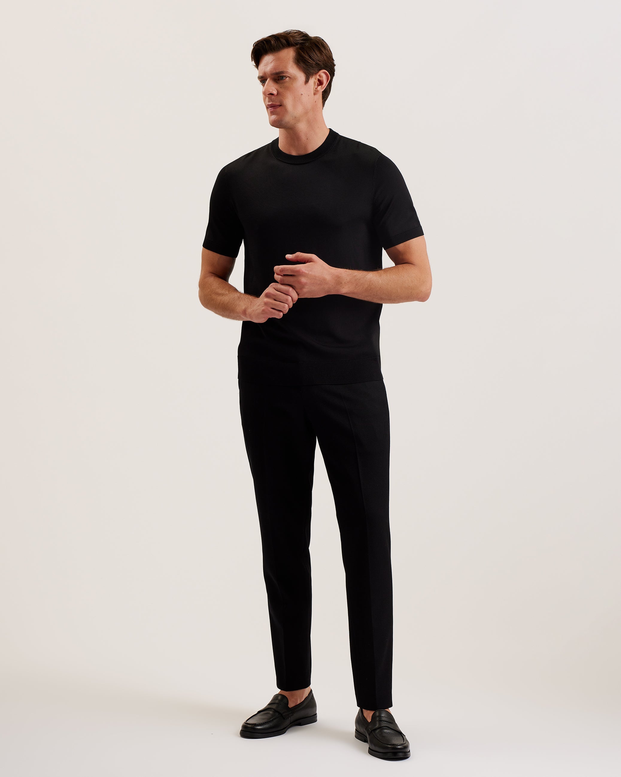 Reyon Ss Rayon T-Shirt Black