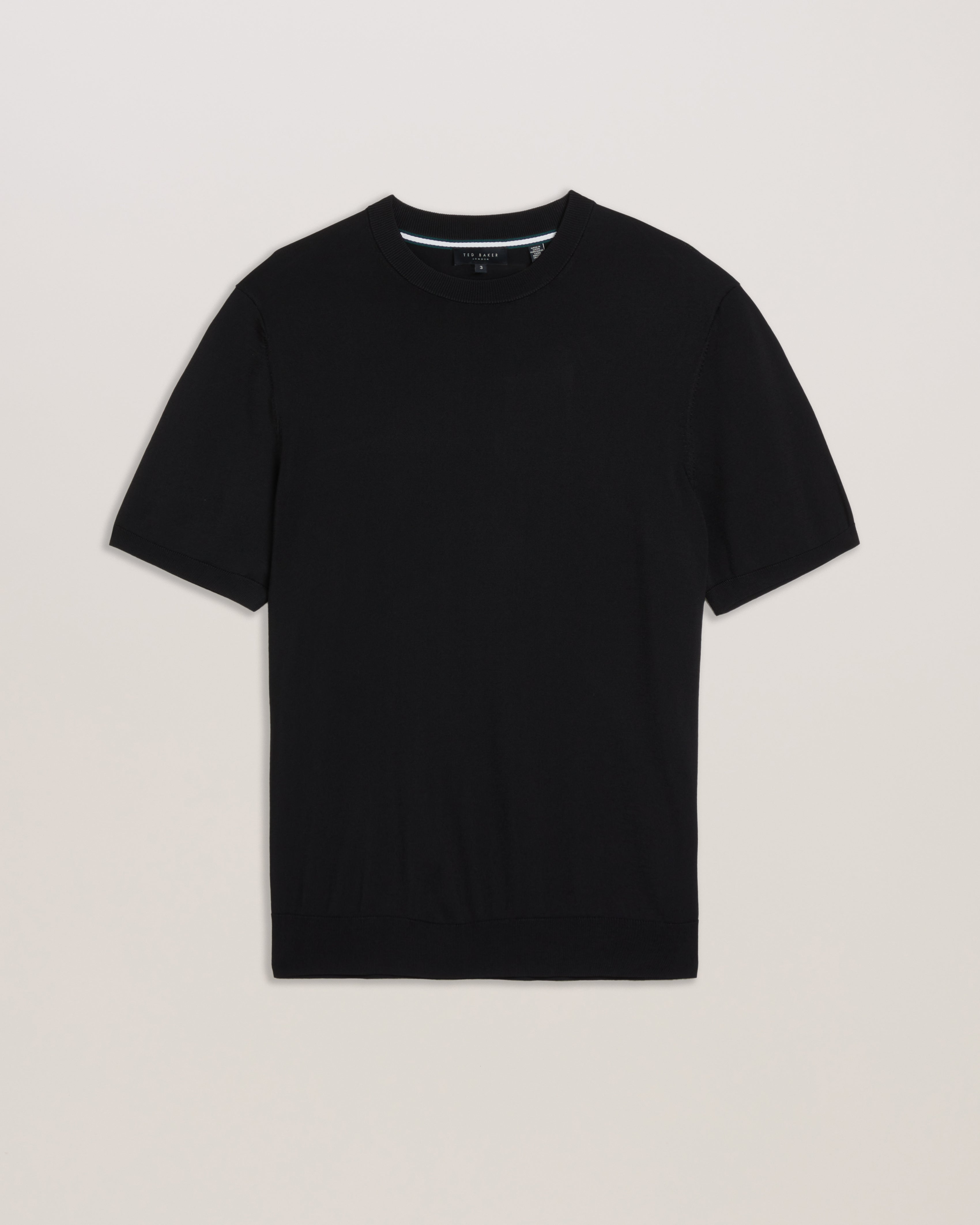 Reyon Ss Rayon T-Shirt Black