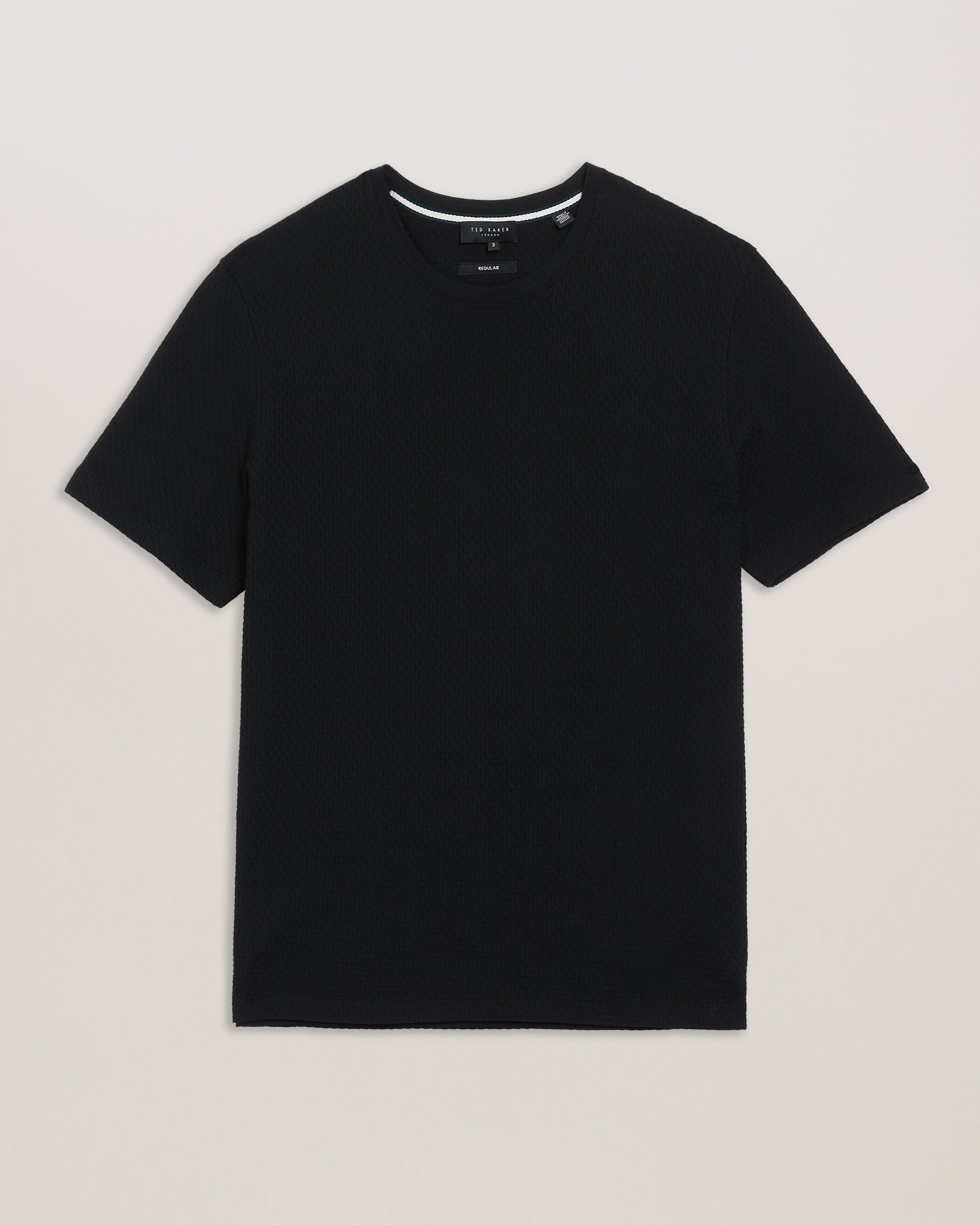 Curlys Ss Regular Textured T-Shirt Black