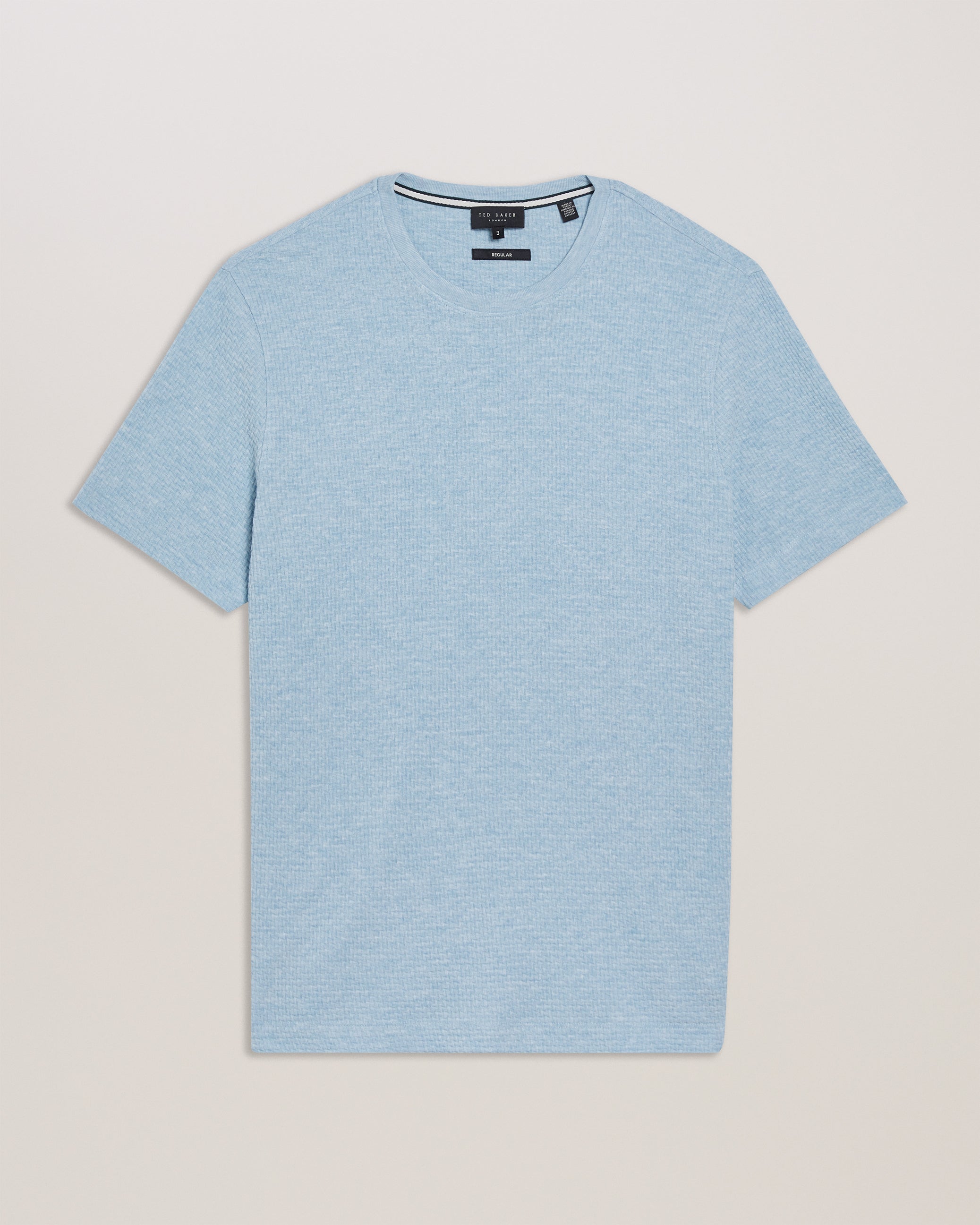 Curlys Ss Regular Jacquard T-Shirt Pl-Blue