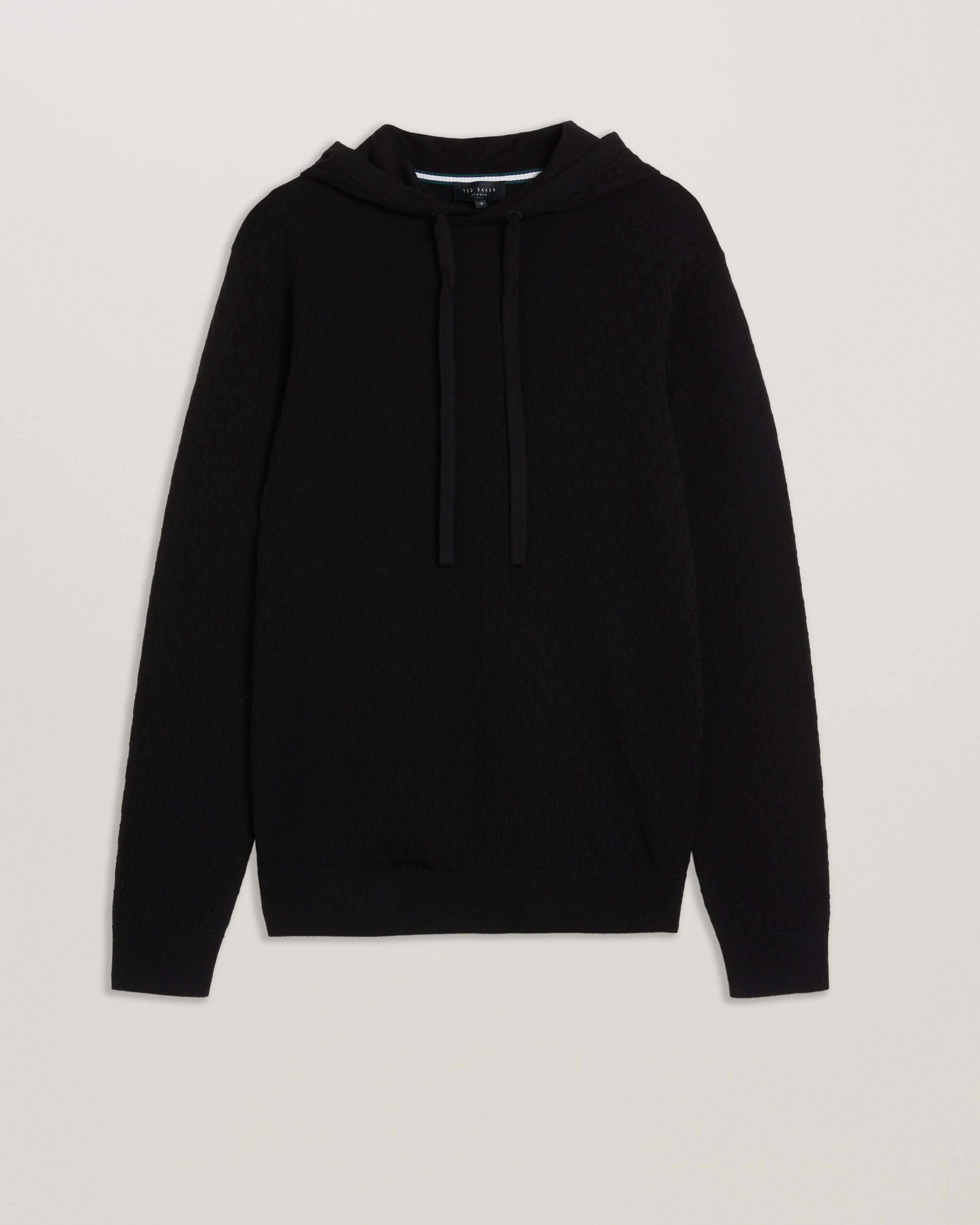 Loular Regular T Stitch Hoodie Black