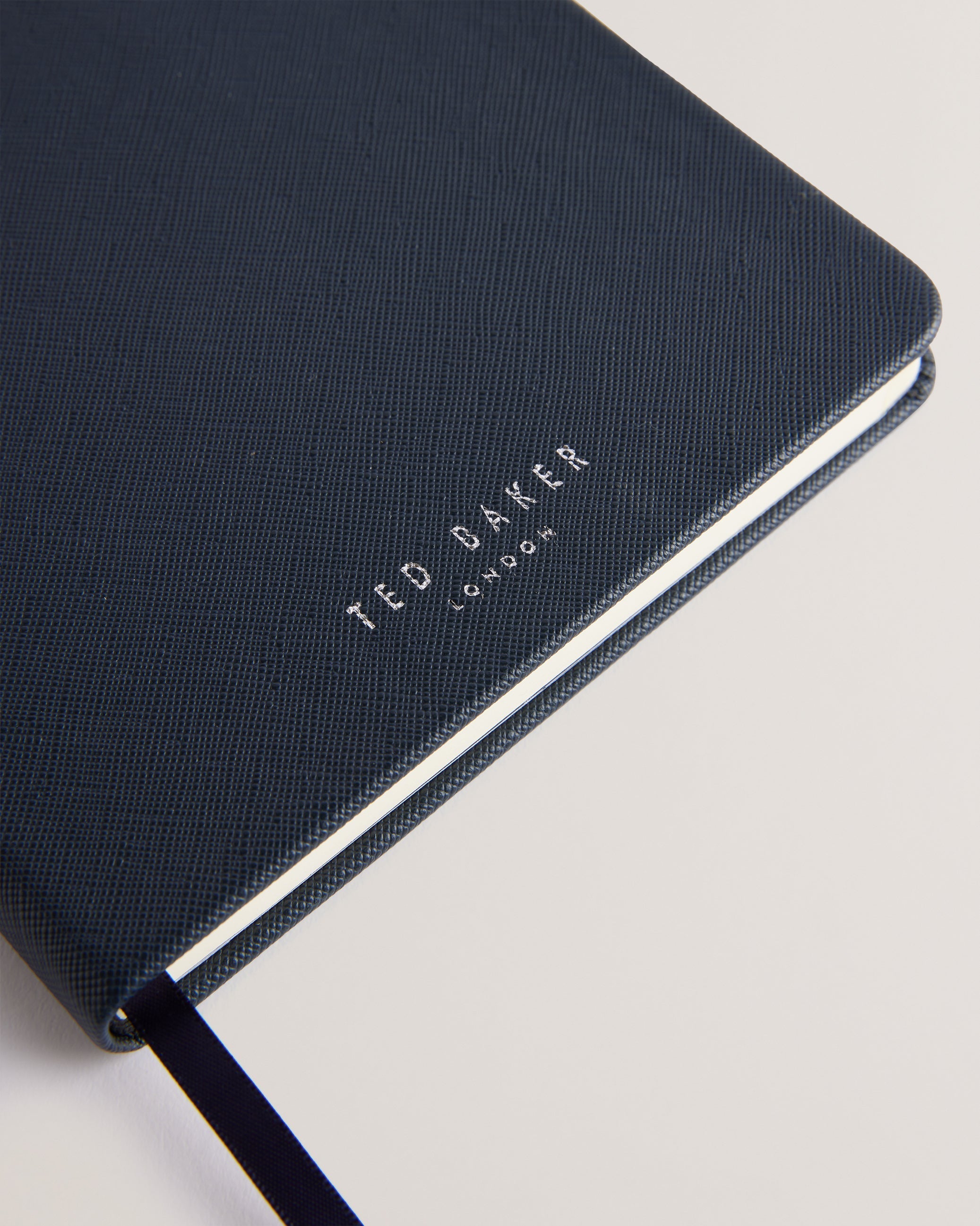 Carlll Textured Pu A5 Notebook Navy