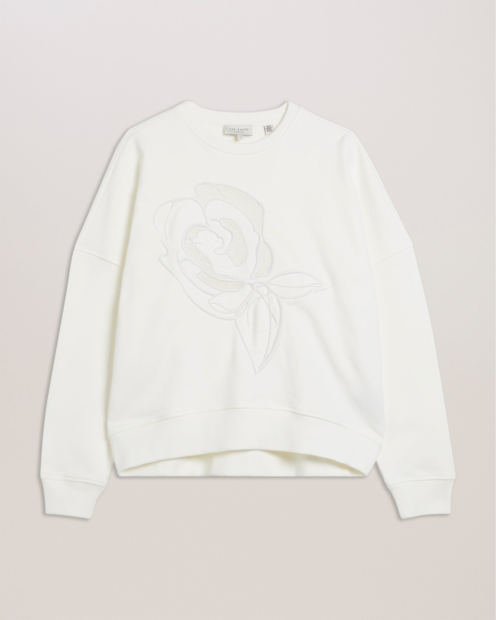 Ted baker white sweatshirt sale