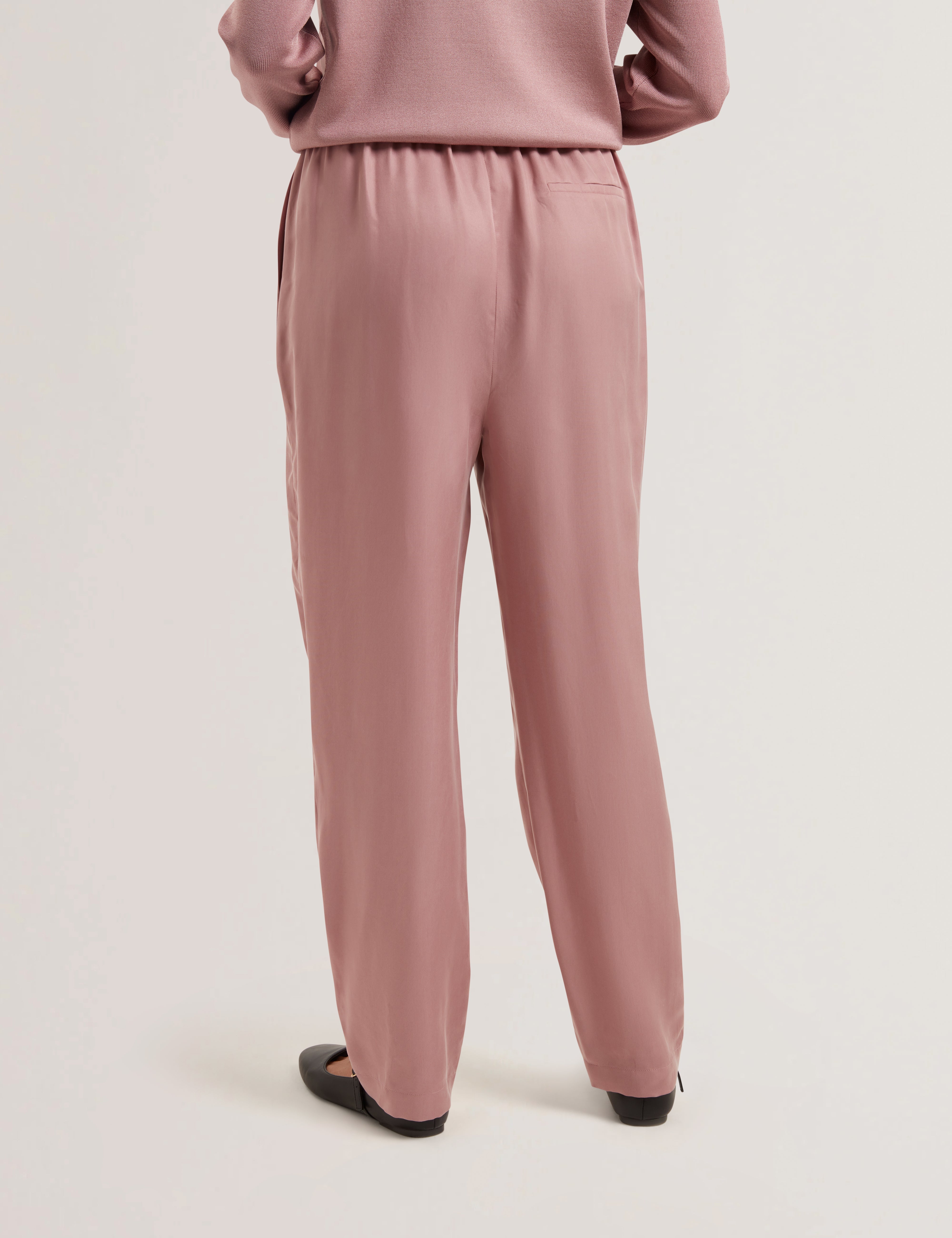 Plumon Cupro Tapered Trouser Dusky-Pink