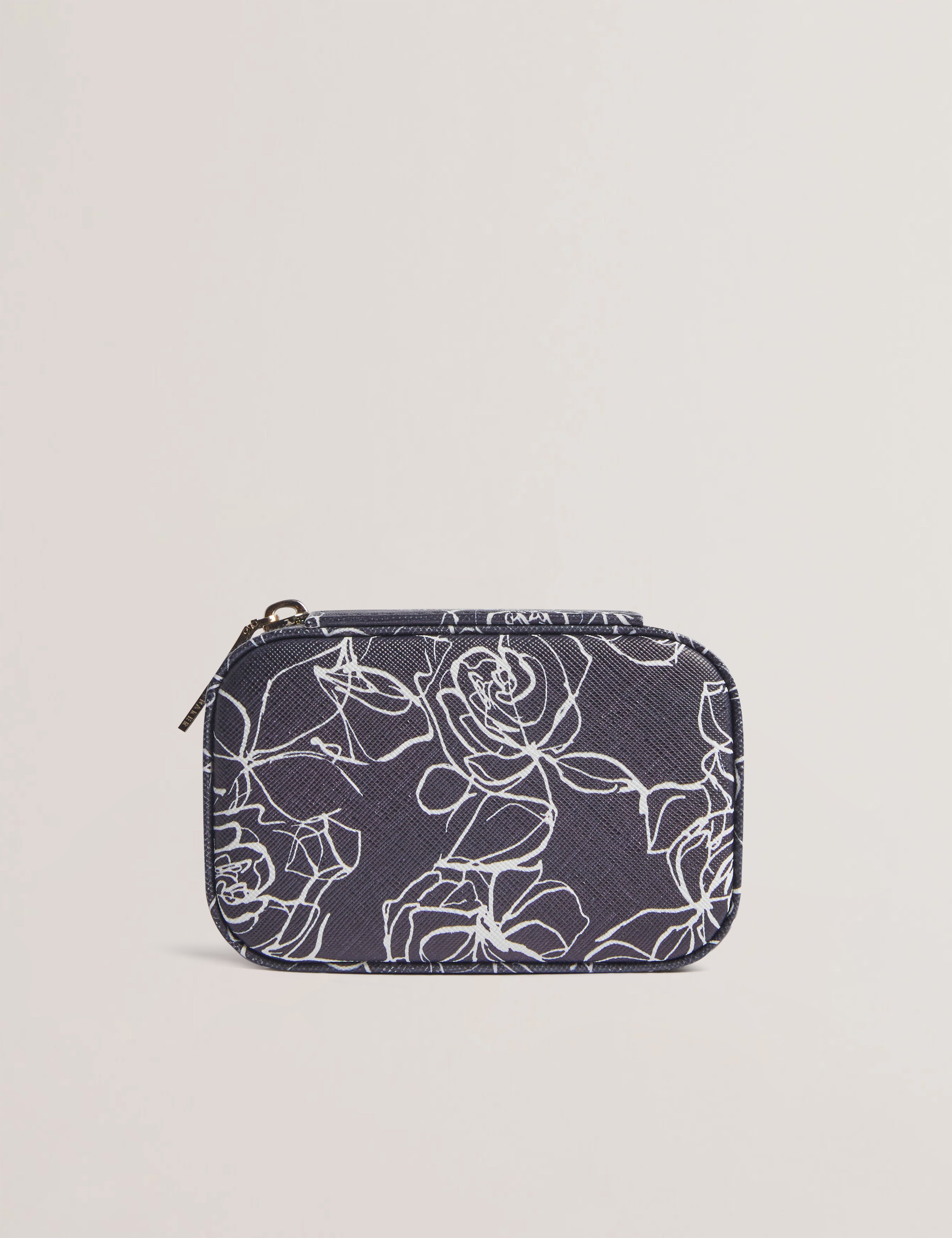 كيلياي حافظة مجوهرات فلورال باللون الكحلي