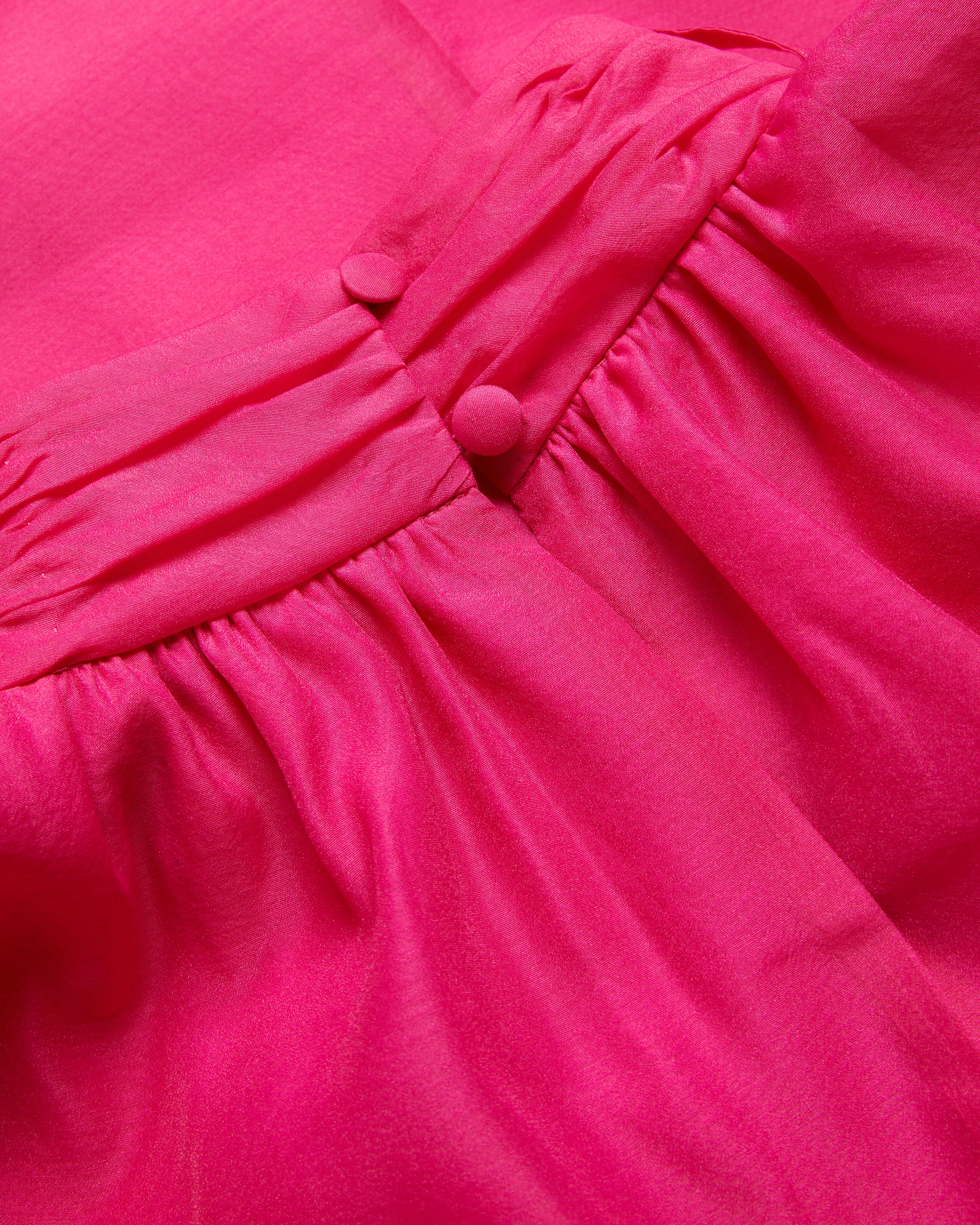 Adaifi Sheer Organza Tie Neck Maxi Dress Brt-Pink