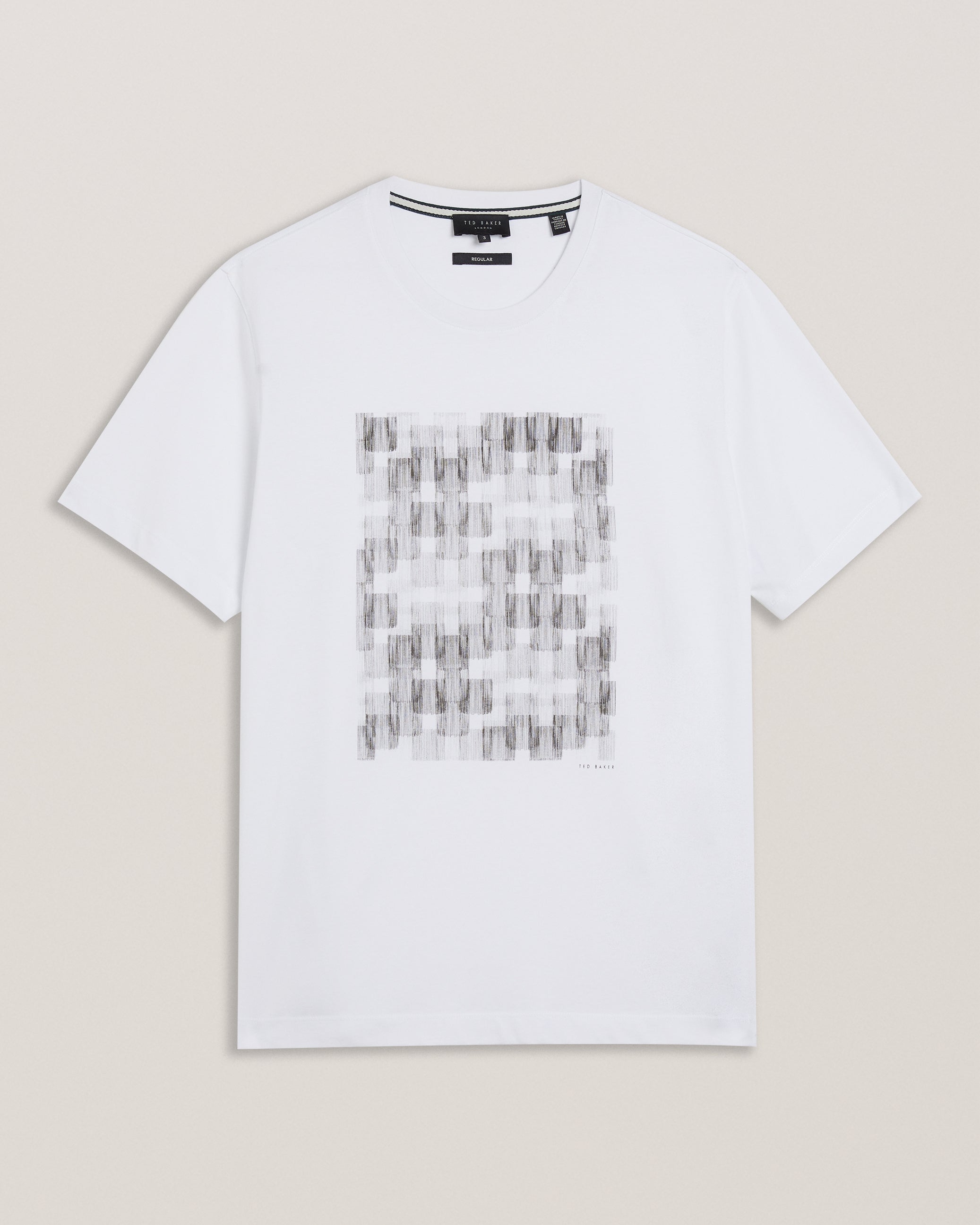 Tessman Ss Box Printed T-Shirt White