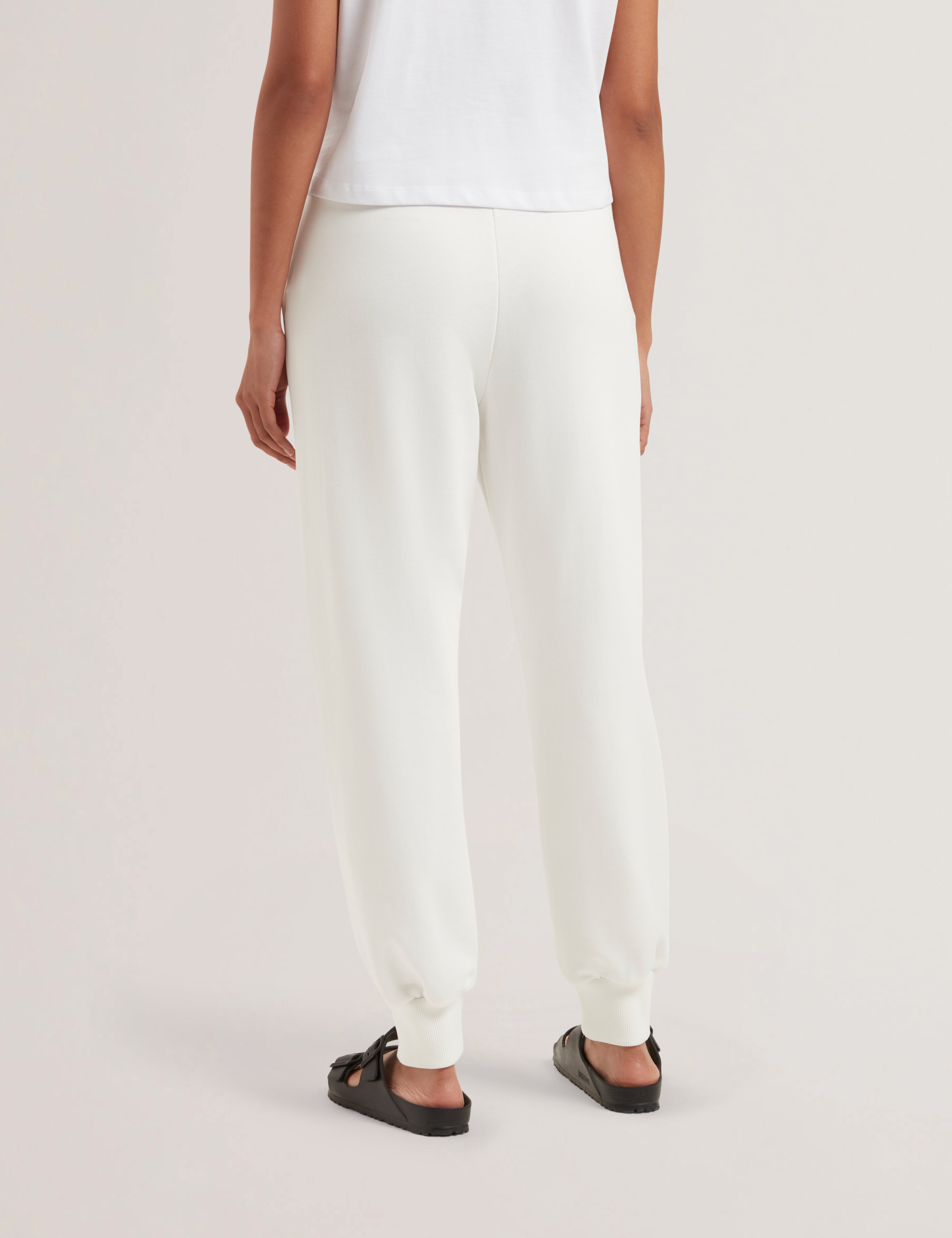 Camier Cuffed Tie Waist Jogger Ivory