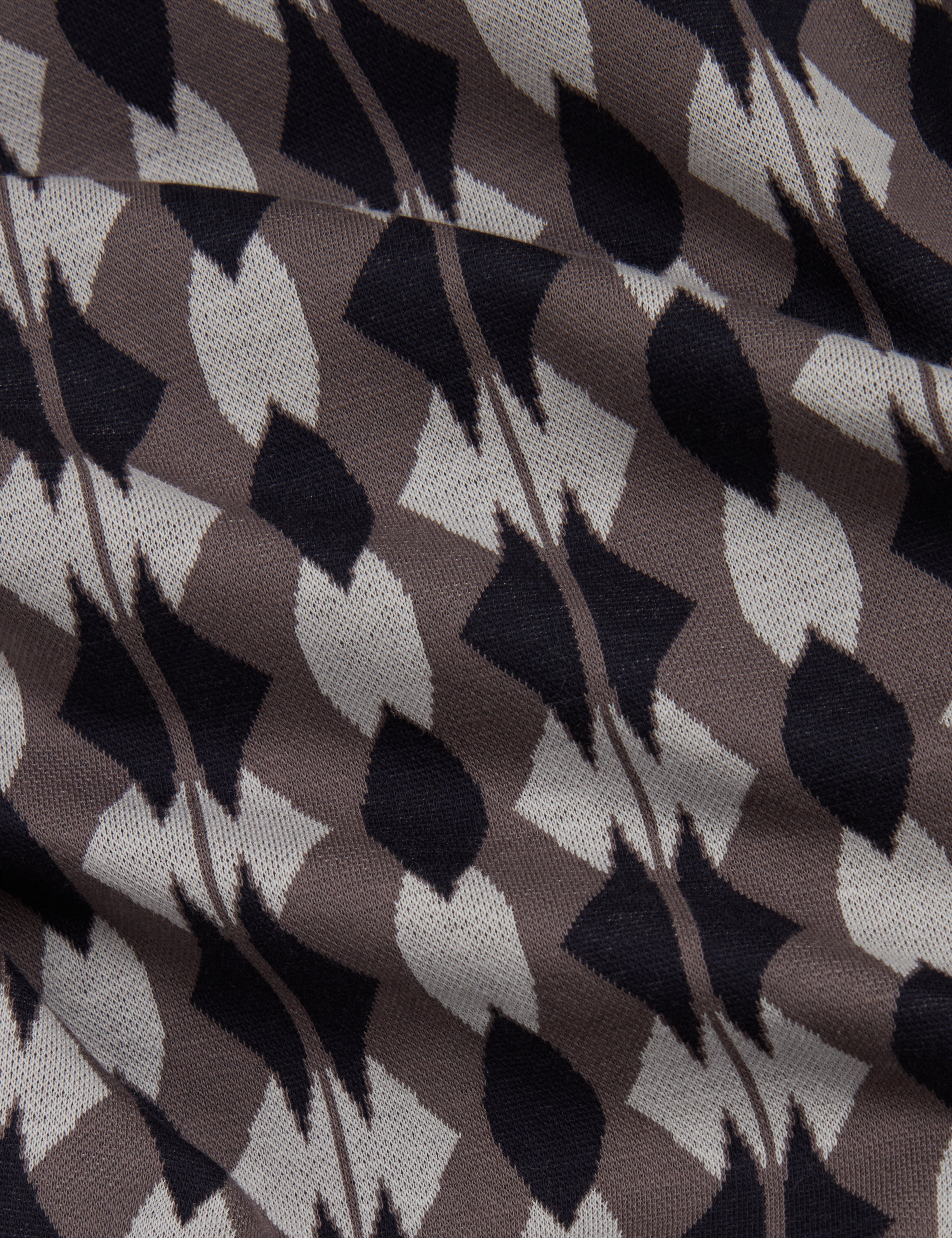 Joaa Ss Geo Jacquard T-Shirt Navy