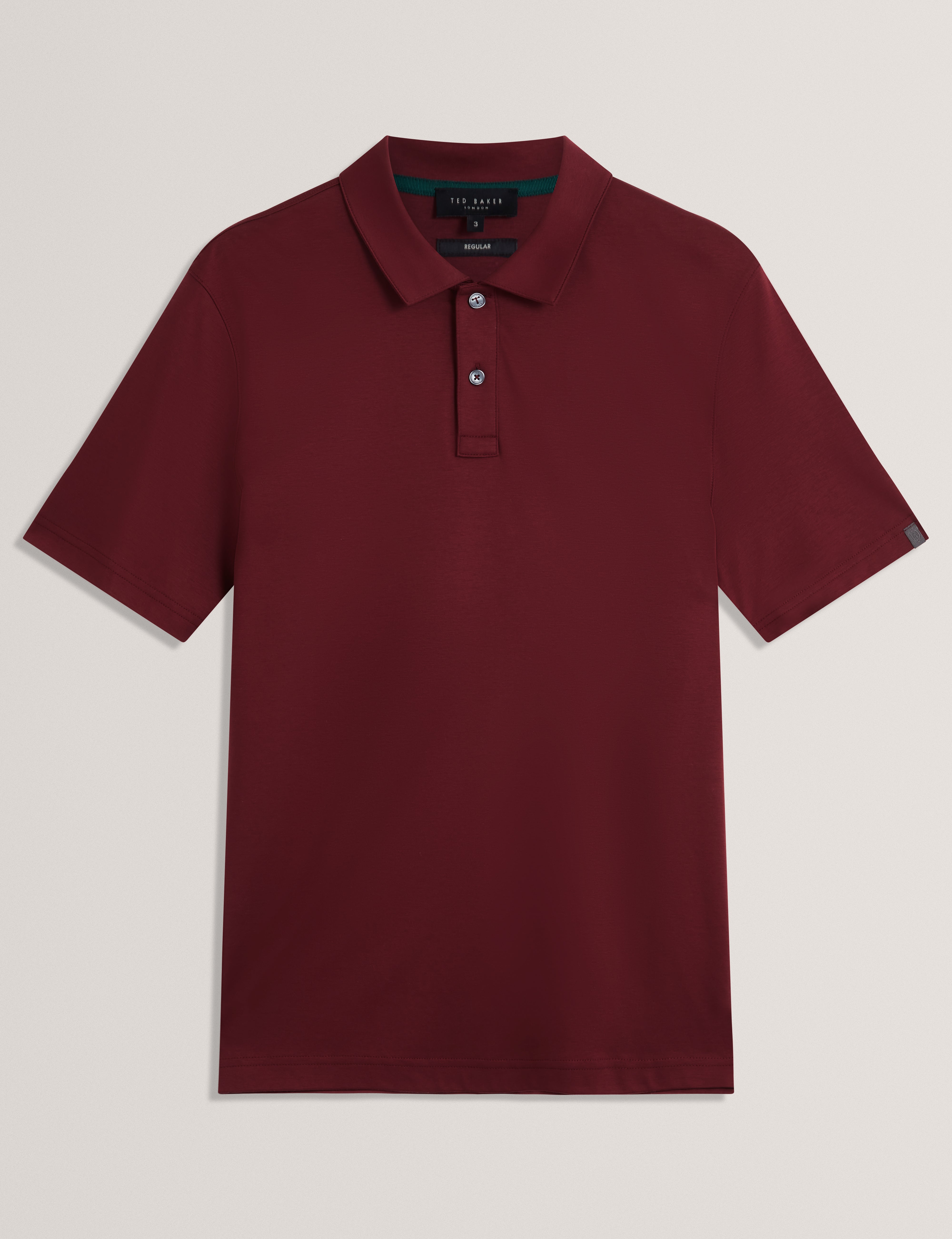 Connall Short Sleeve Regular Soft Touch Polo Maroon