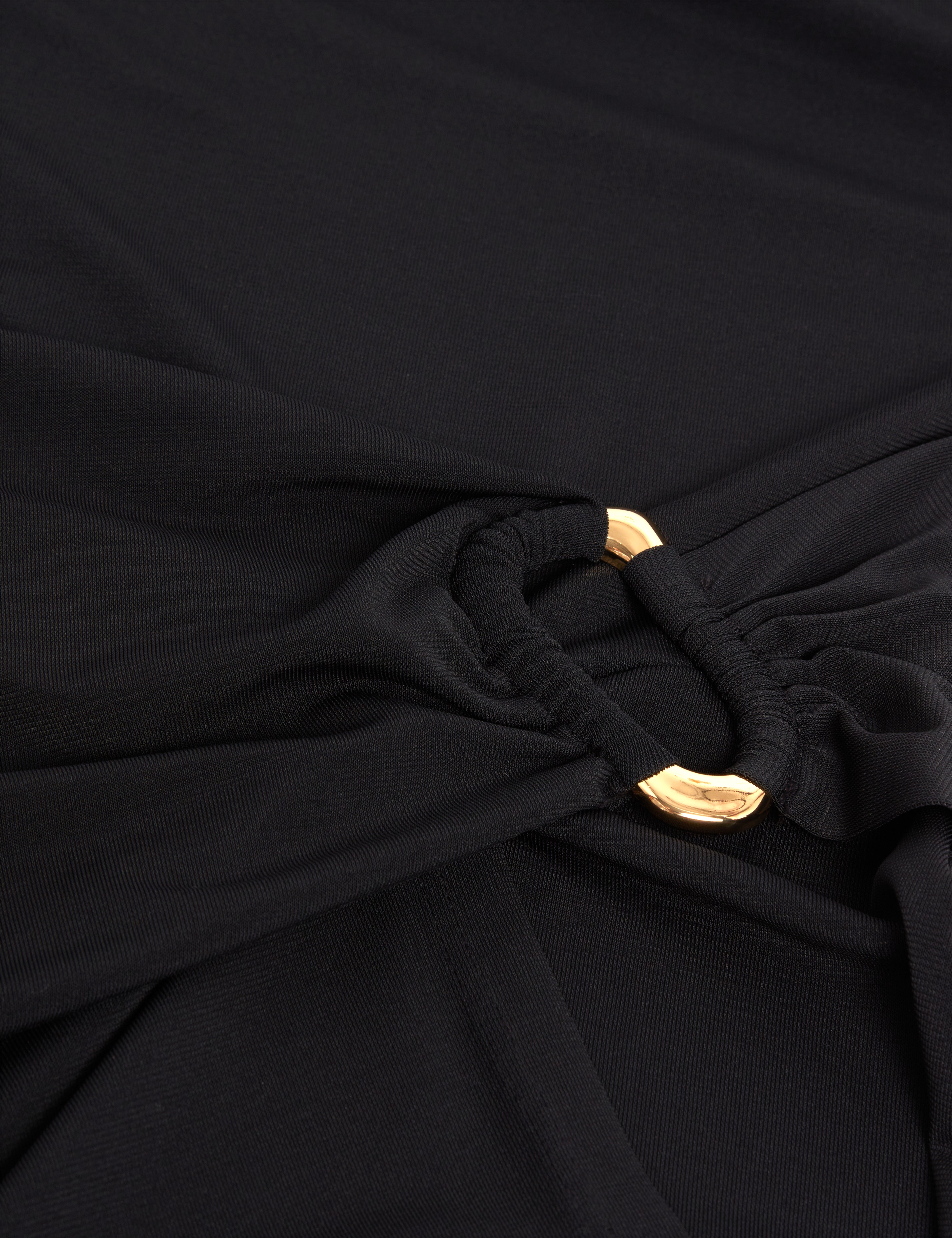 Ralhaa Wrap Jersey Midi Dress Black