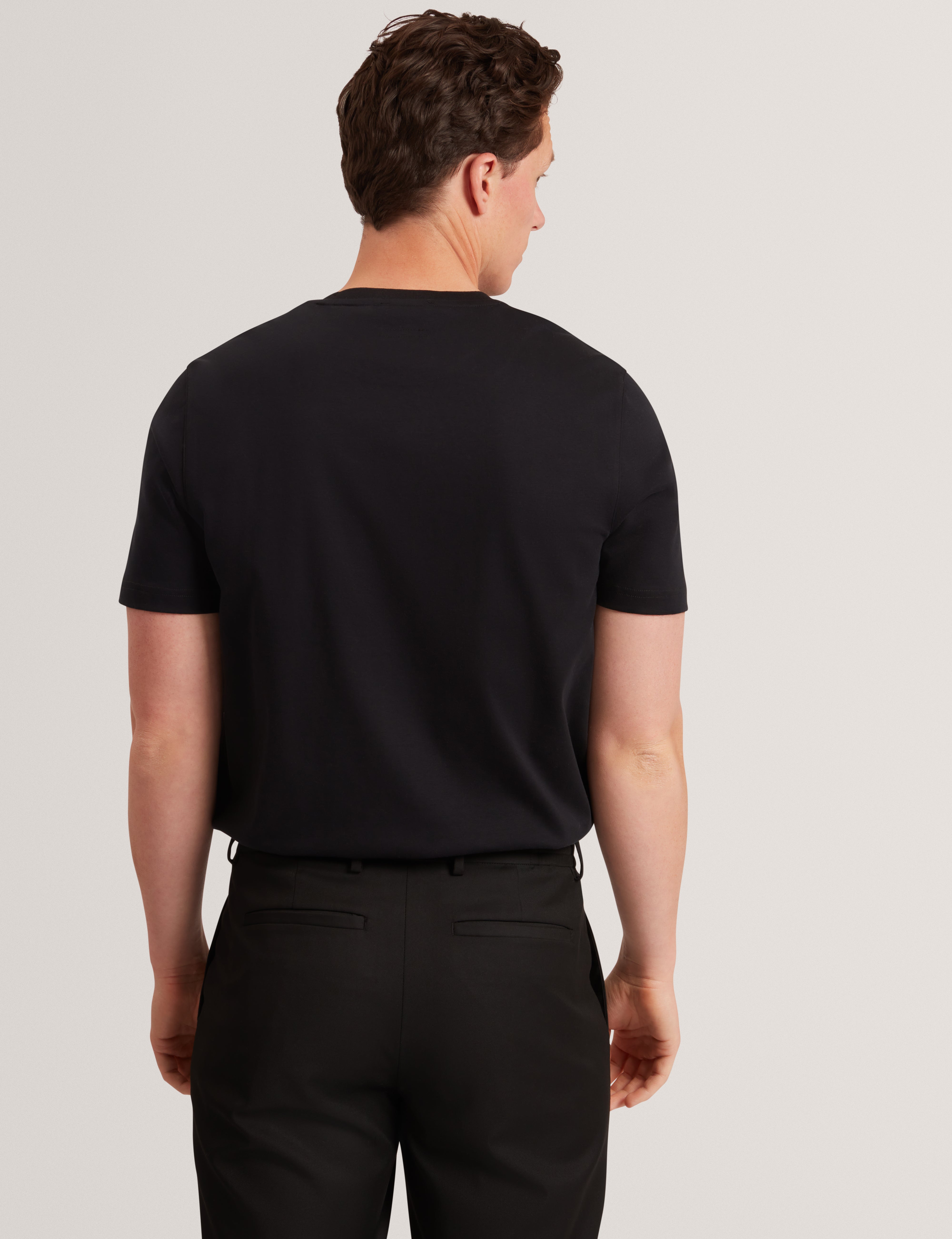 Konrrad Short Sleeve Regular Soft Touch T-Shirt Black