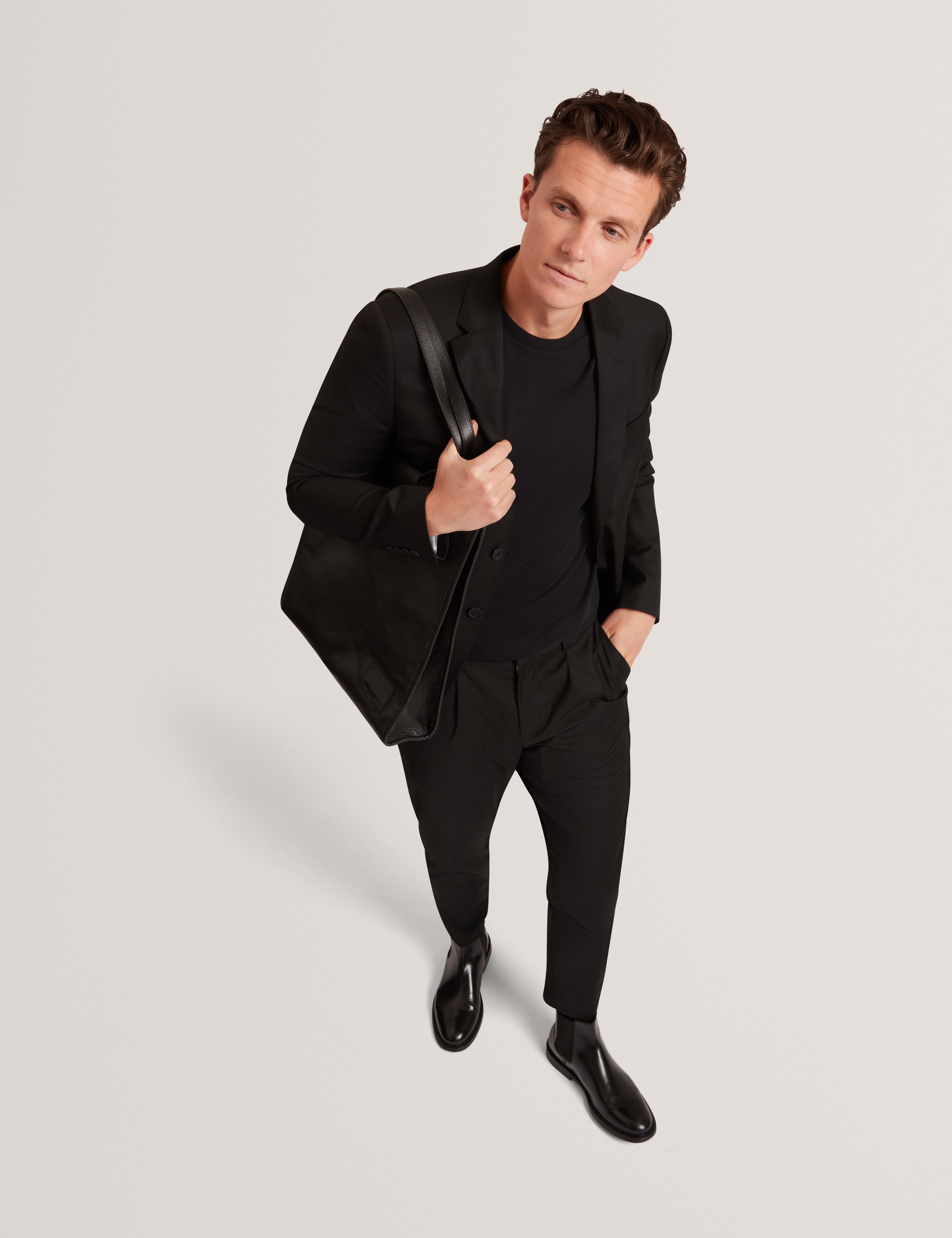 Konrrad Short Sleeve Regular Soft Touch T-Shirt Black