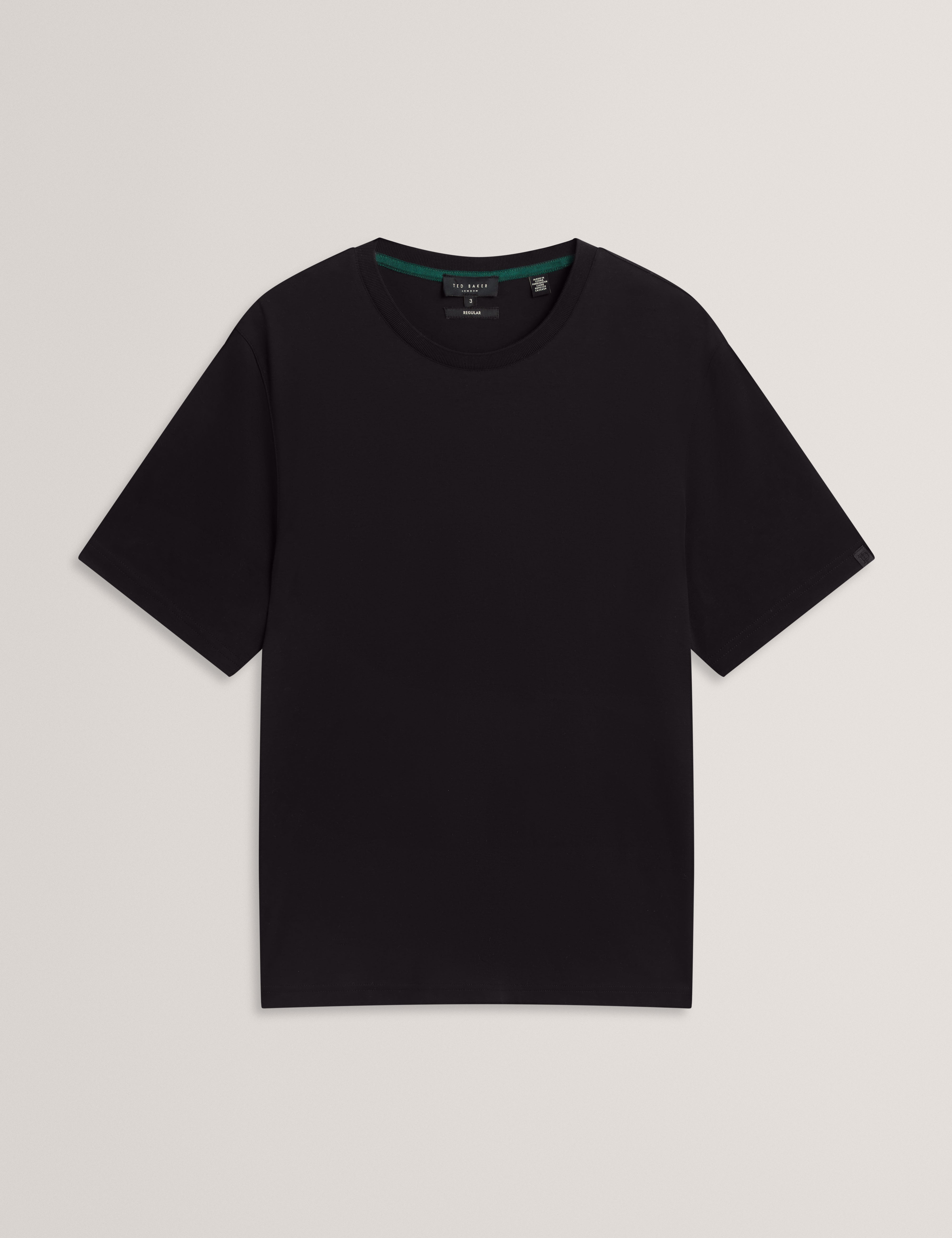 Konrrad Short Sleeve Regular Soft Touch T-Shirt Black