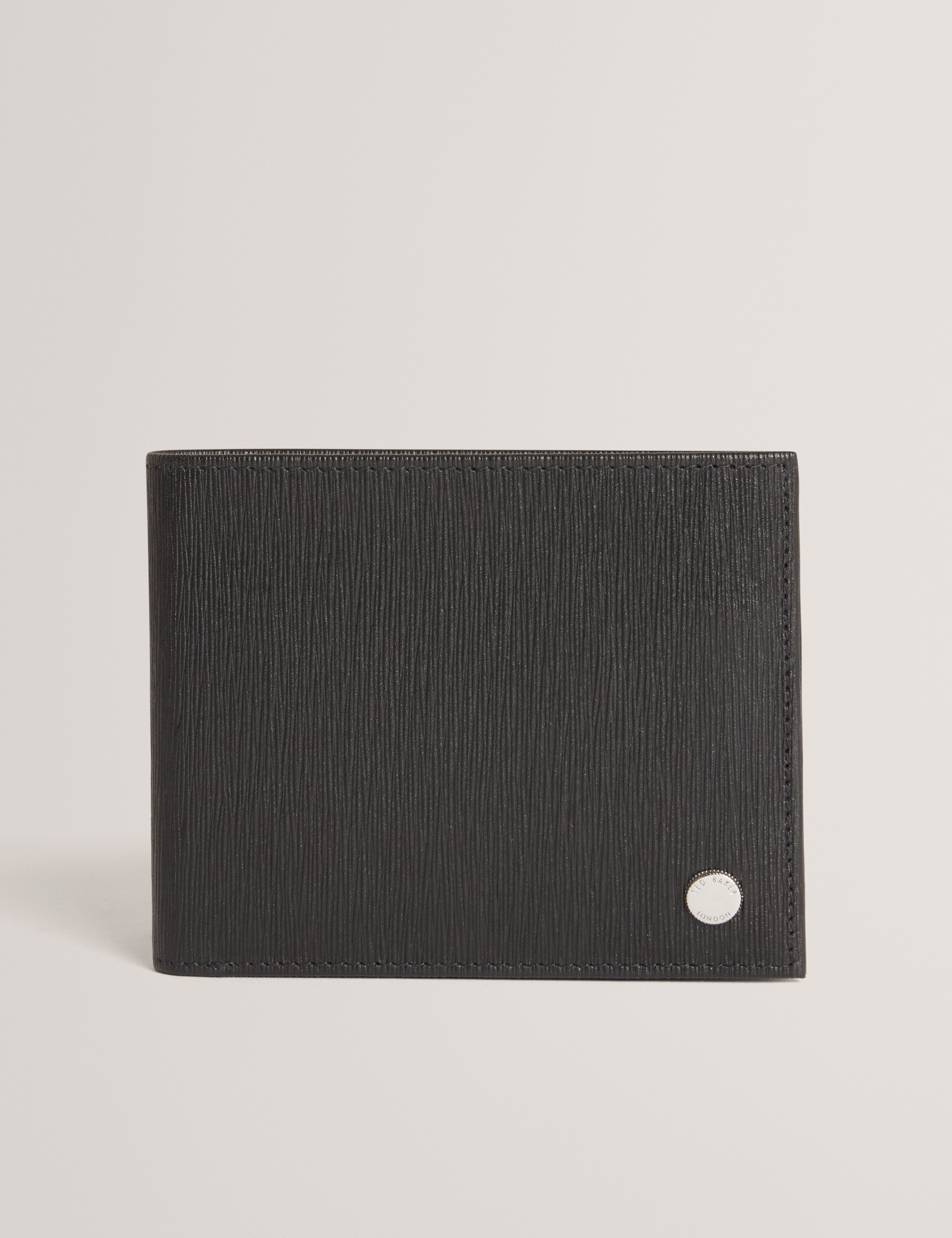 باريك محفظة جلدية سوداء