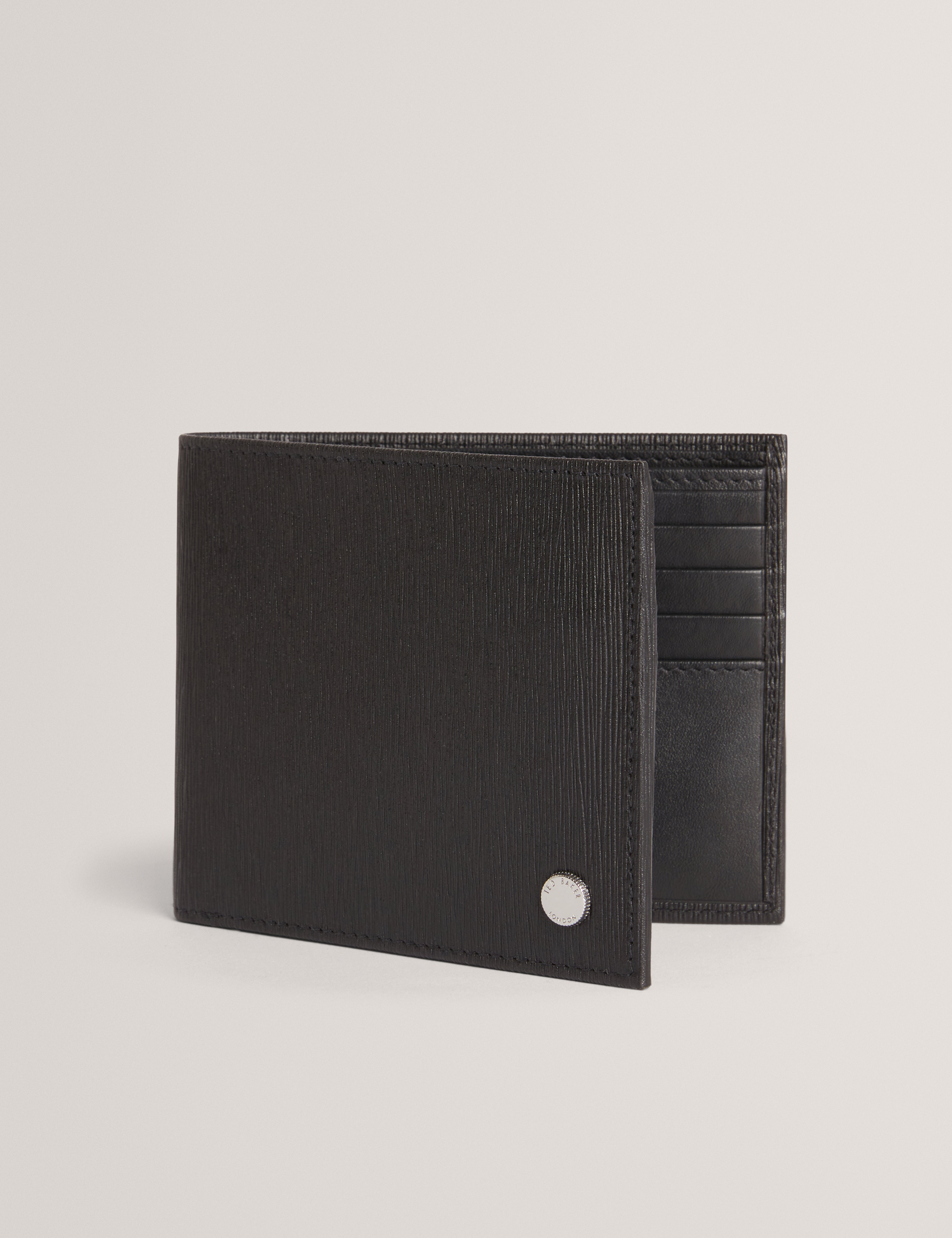 باريك محفظة جلدية سوداء