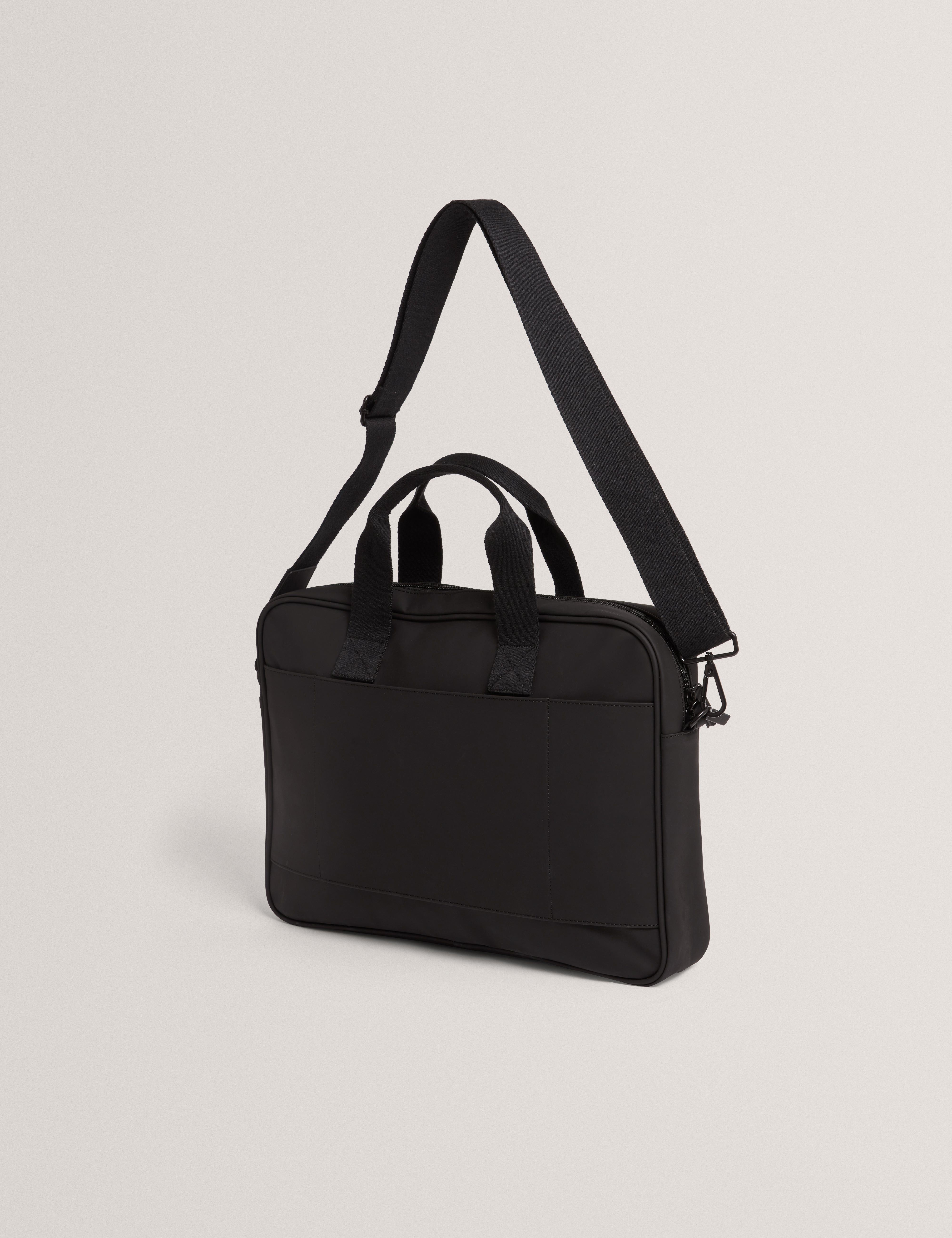 Rylies Rubberised Pu Document Bag Black