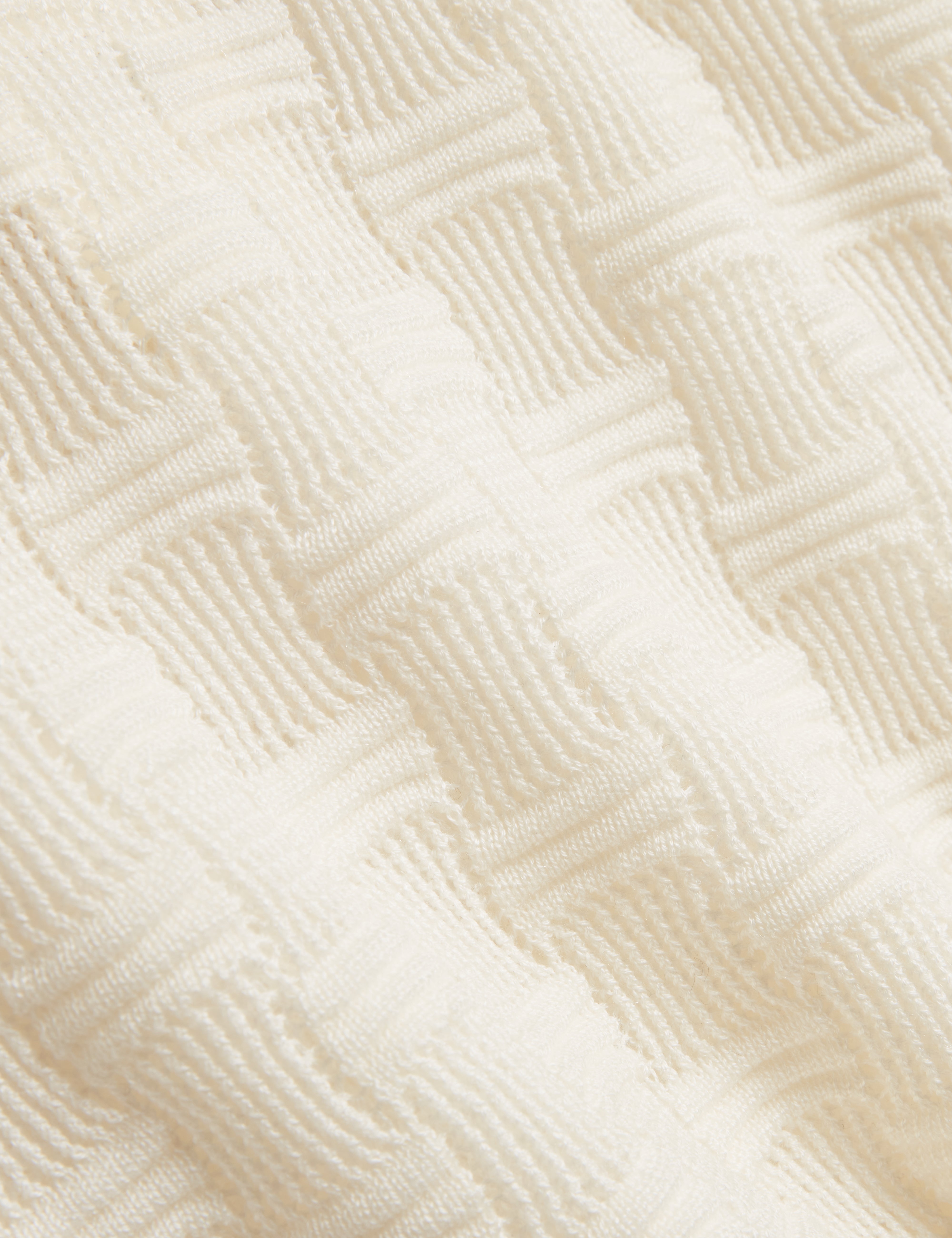 Emeta Touch Of Silk Knitted Crew Neck Tee White