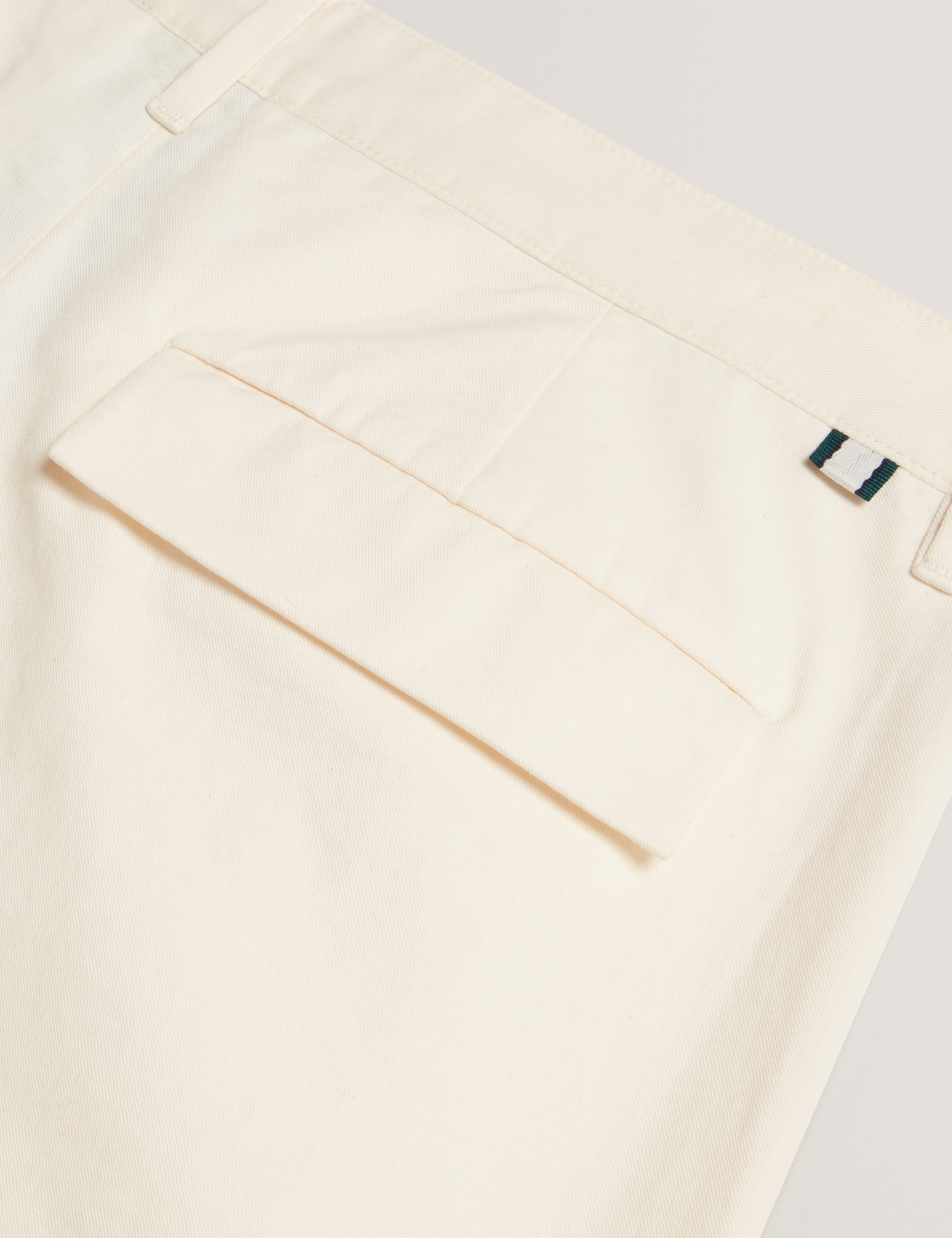 Ciandra Straight Garment Dye Trouser Taupe