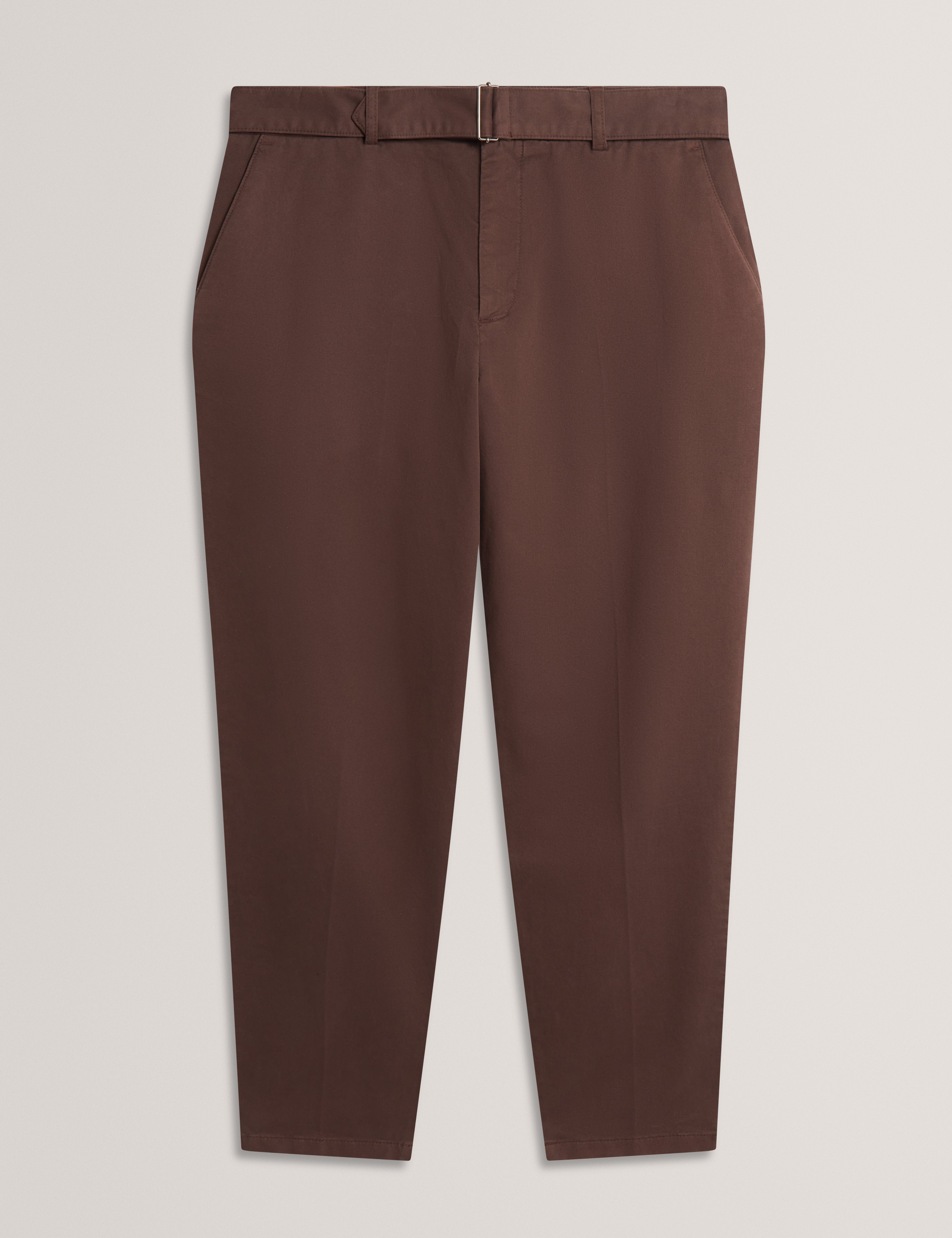 Armodo Tapered Smart Trouser Dk-Brown