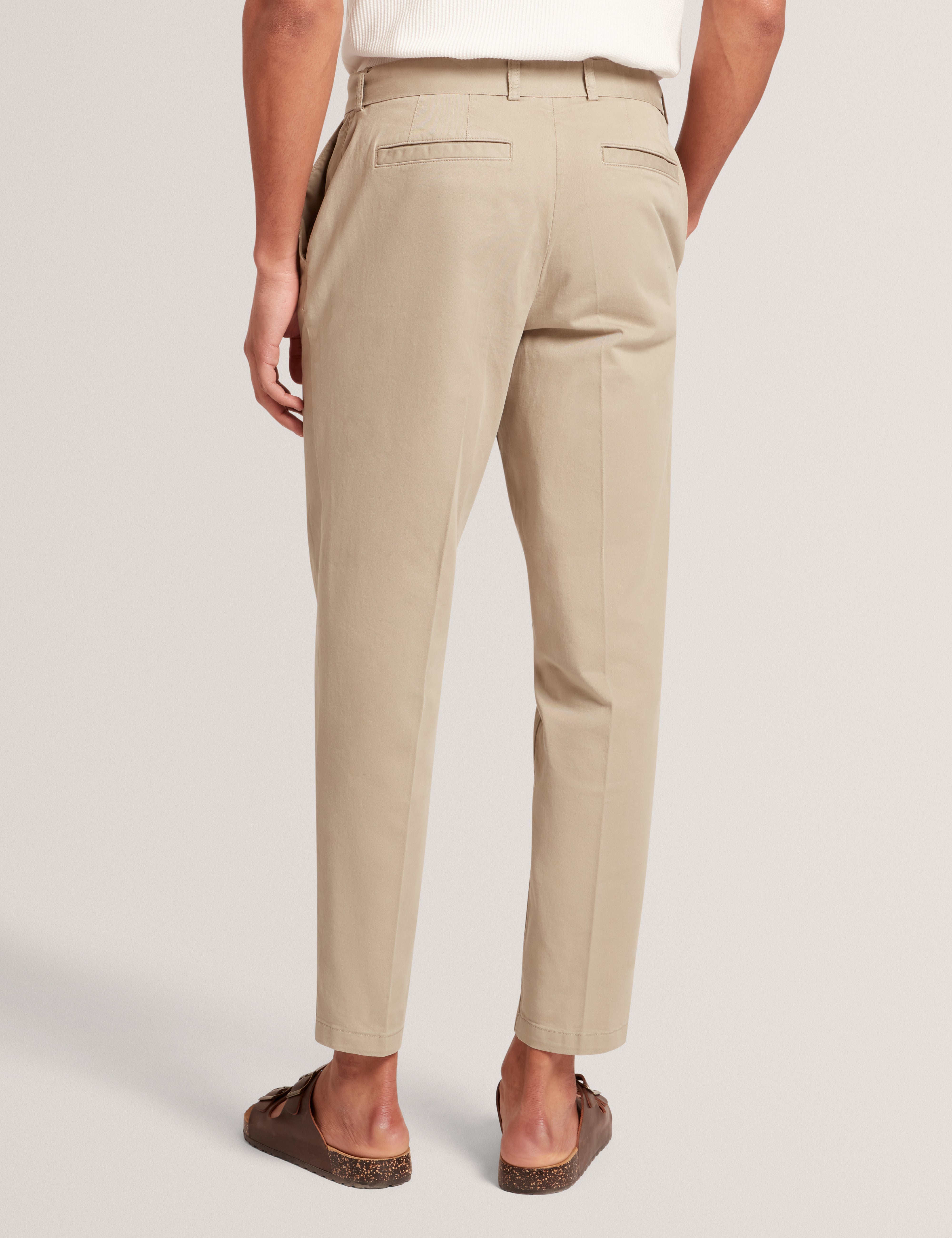 Armodo Tapered Smart Trouser Khaki
