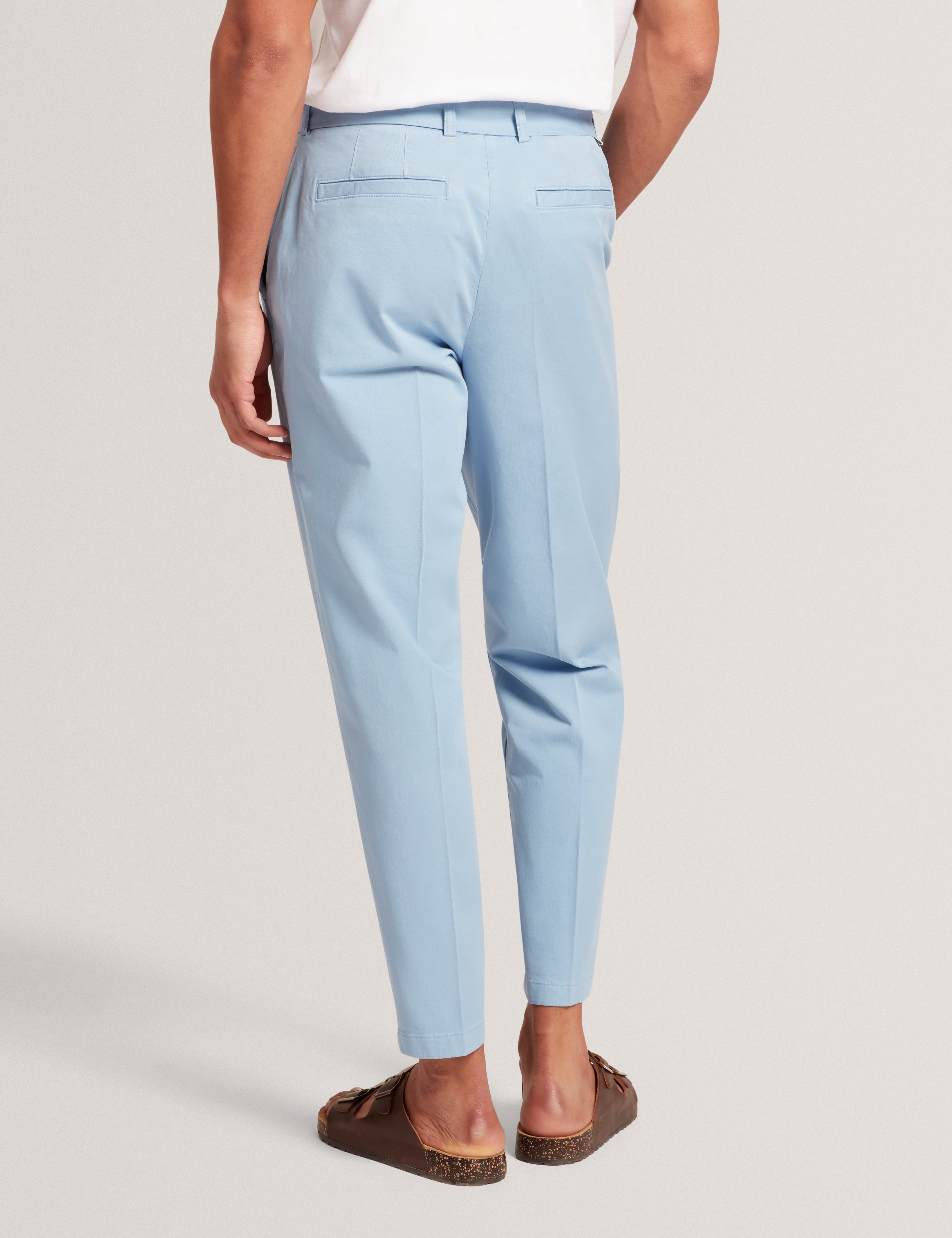 Armodo Tapered Smart Trouser Mid-Blue