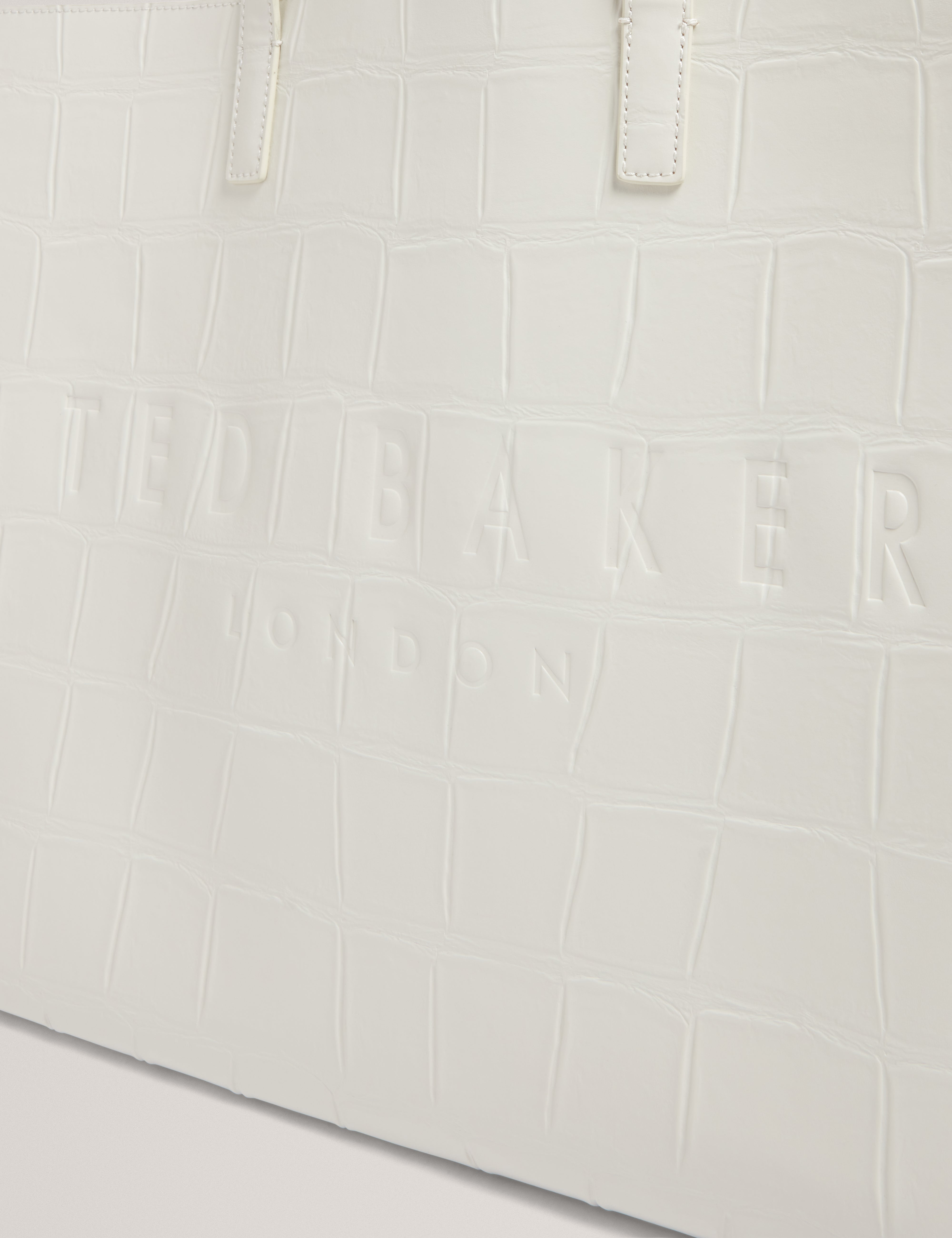 Croccel Croc Effect Medium Icon Ivory
