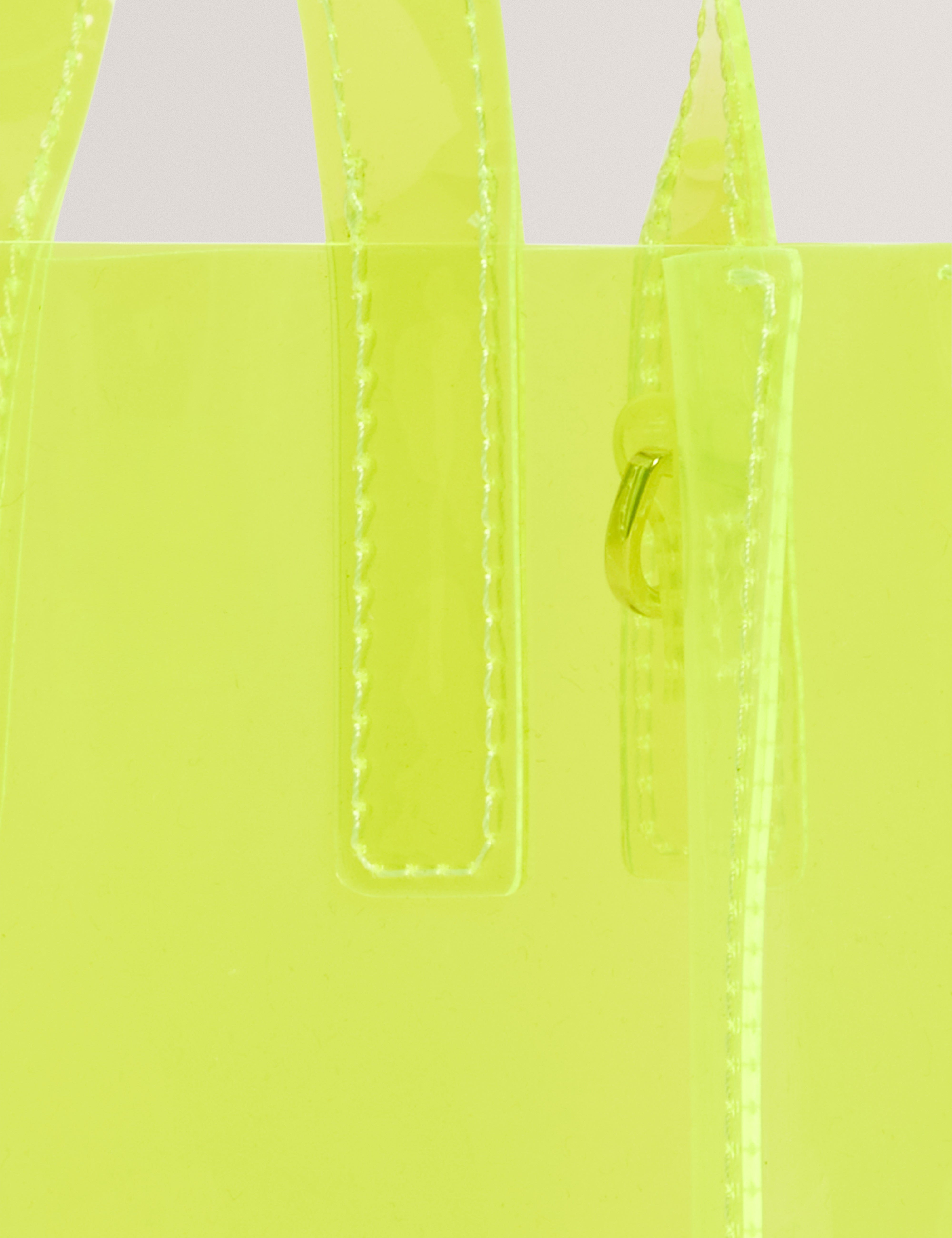 Sheacon Transparent Nano Icon Bag Brt-Yellow