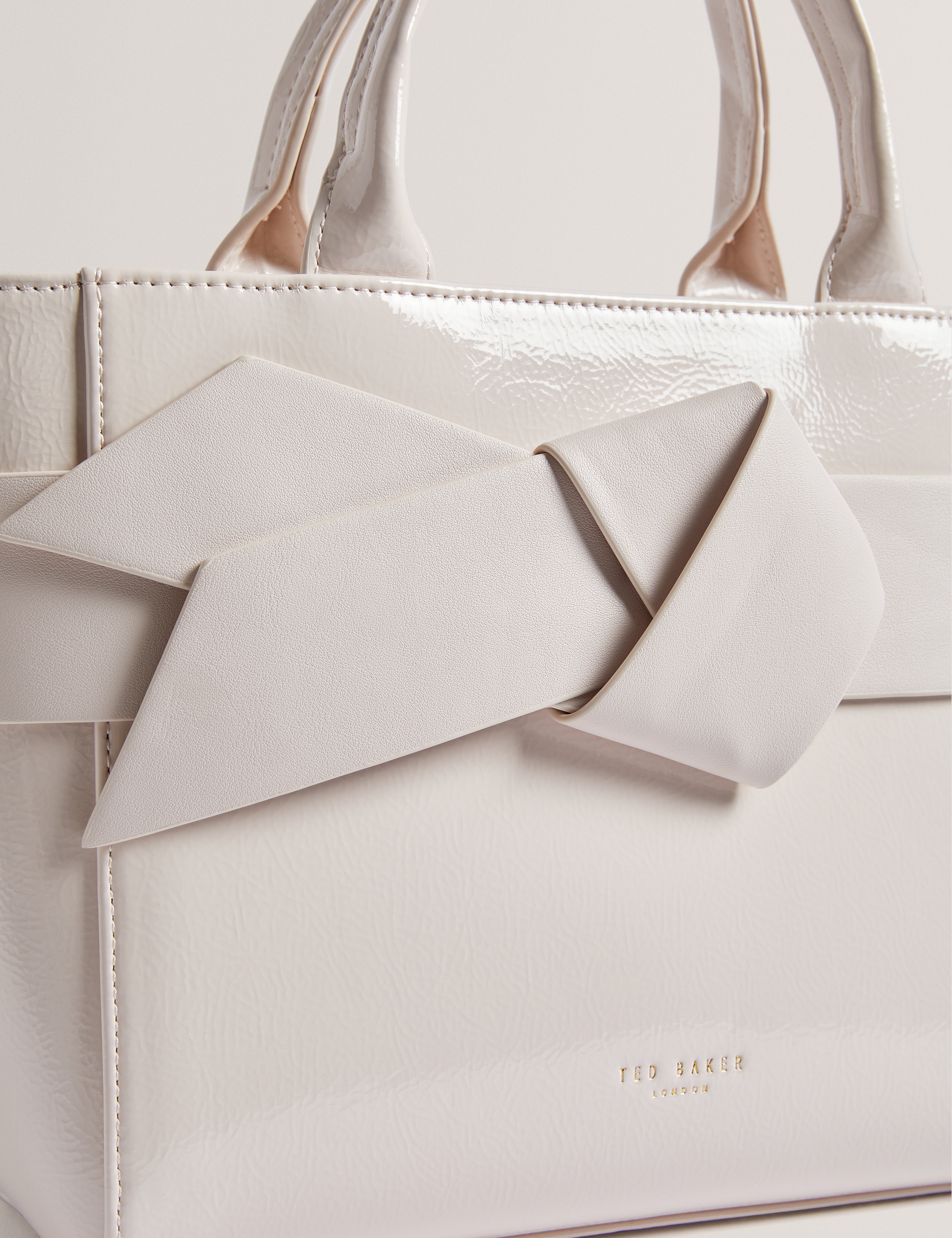 Jimsa Knot Bow Crossbody Bag Ivory