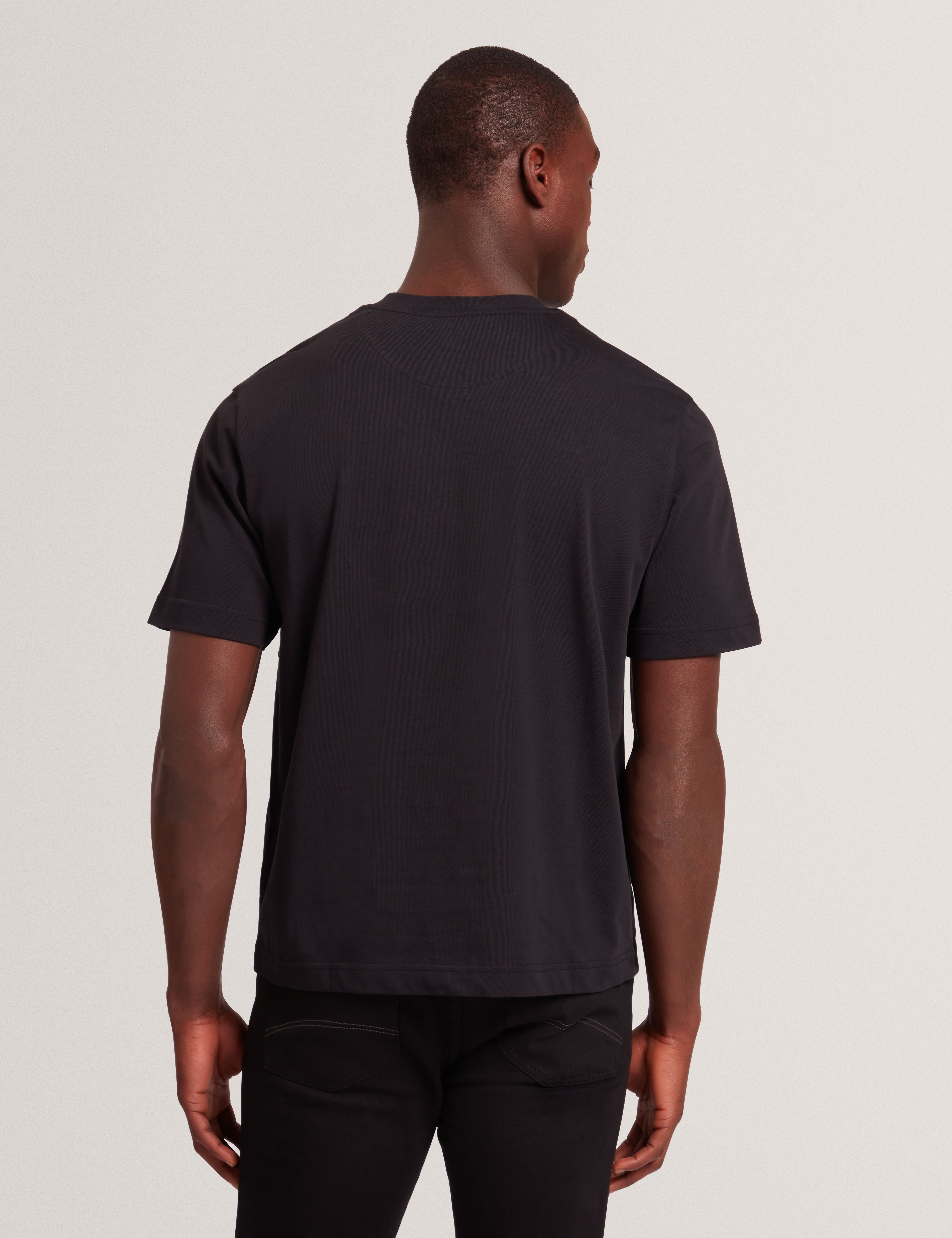 Kuyrt Short Sleeve Branded Tee Black