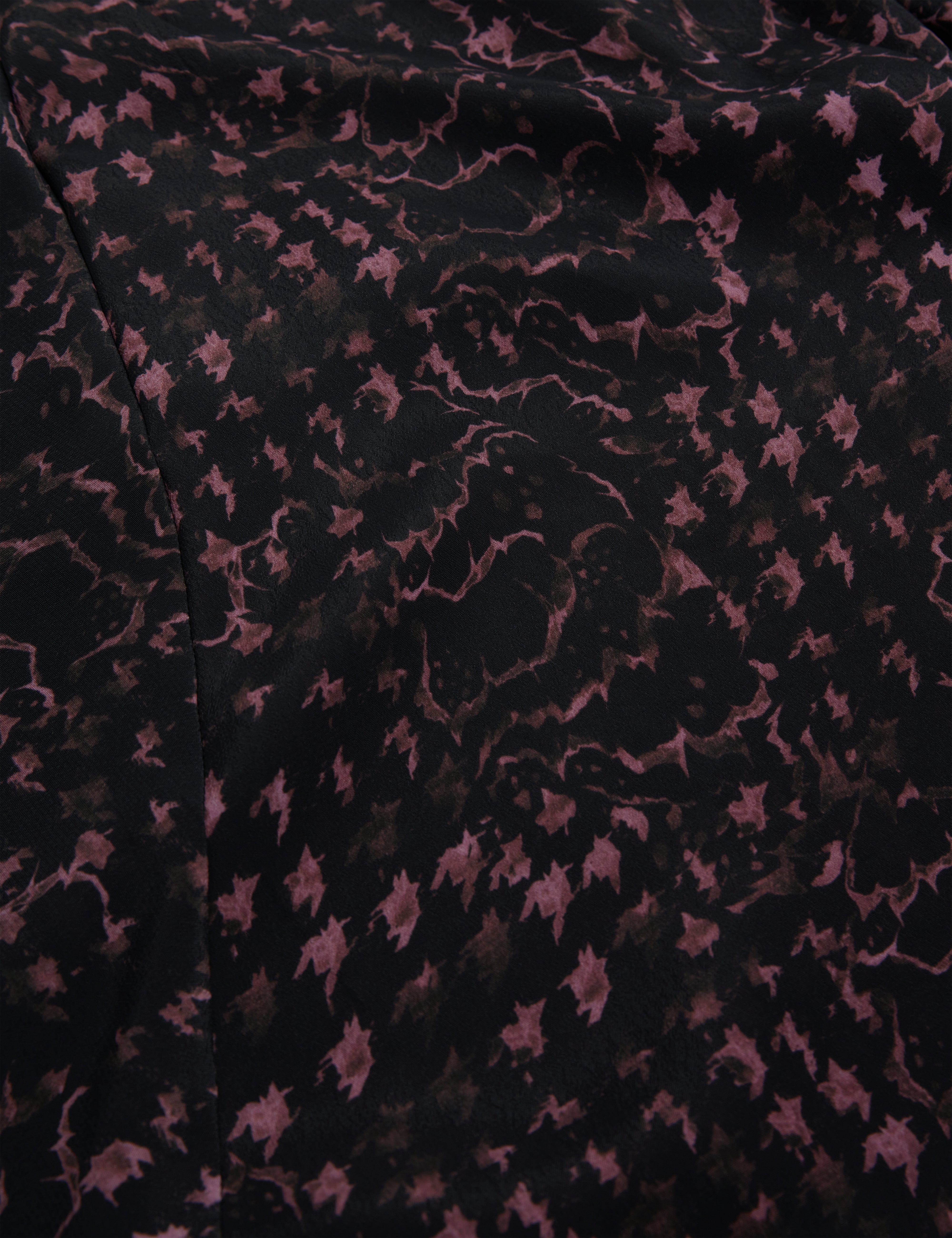 Biscaya Printed Midi Shirt Dress Black